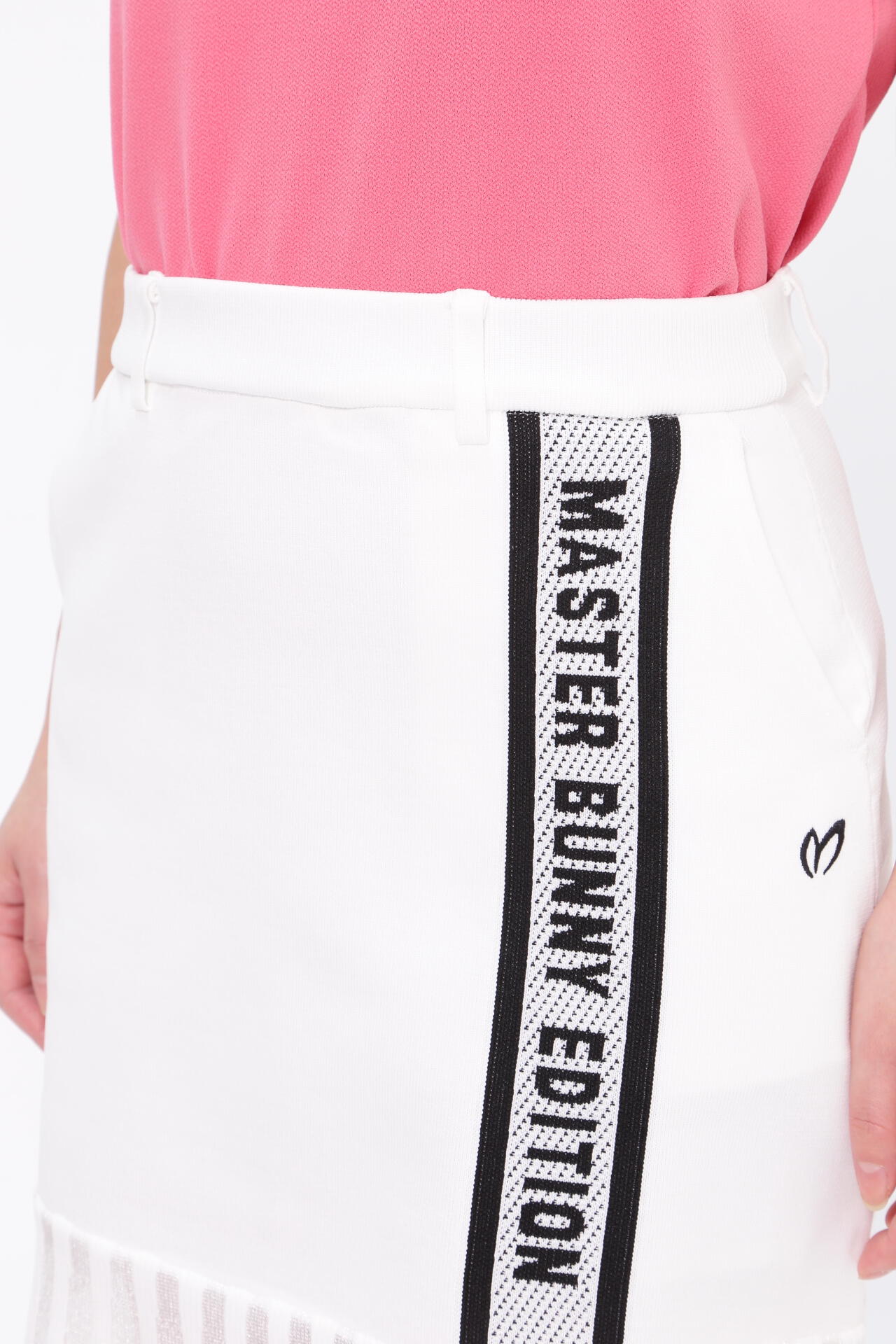 天竺度詰め+ジャガードロゴ ニットスカート | MASTER BUNNY EDITION