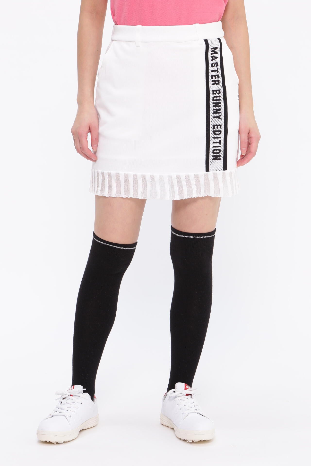 天竺度詰め+ジャガードロゴ ニットスカート | MASTER BUNNY EDITION