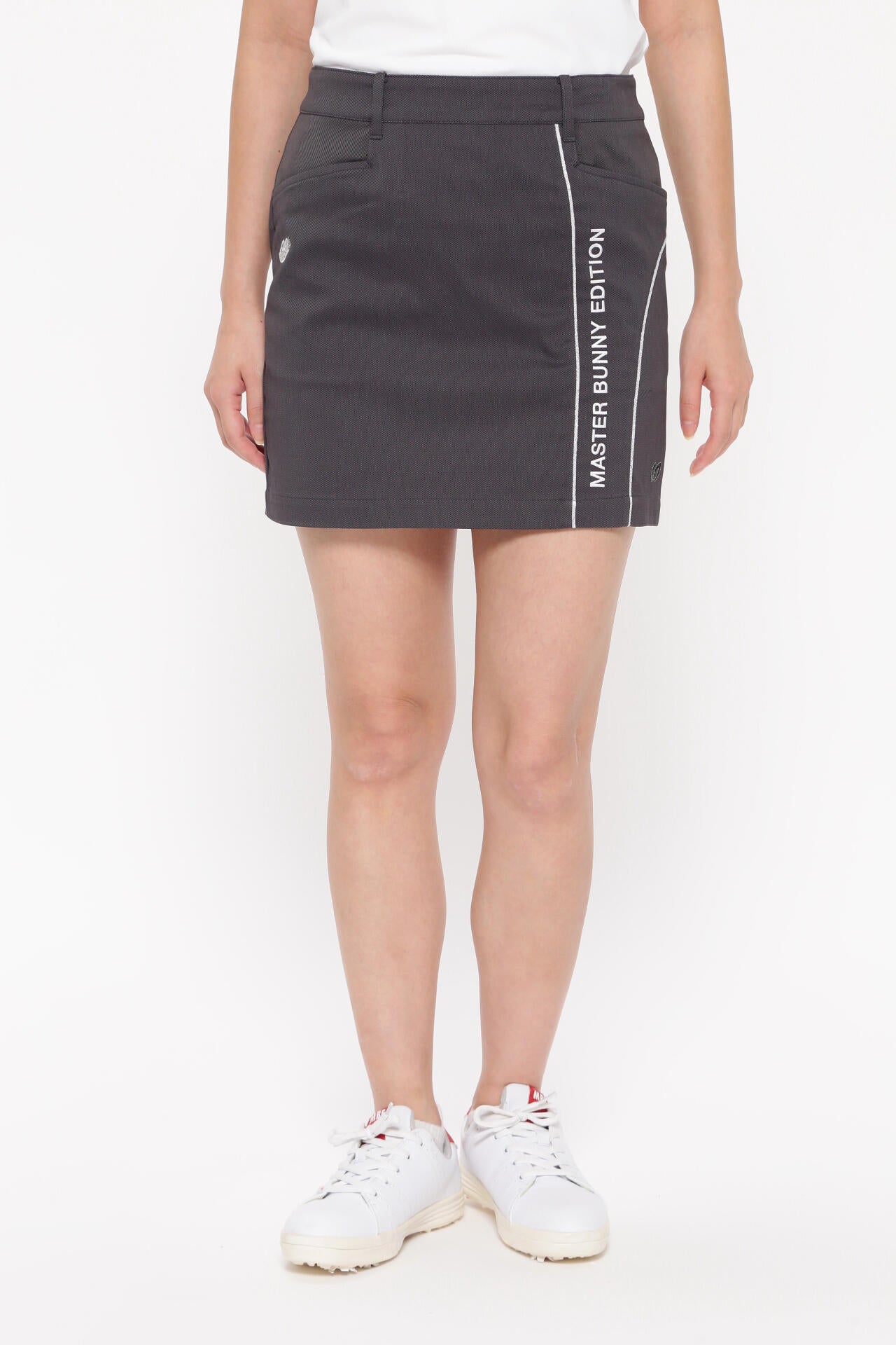 レトロレンジシャークスキンストレッチスカート | MASTER BUNNY
