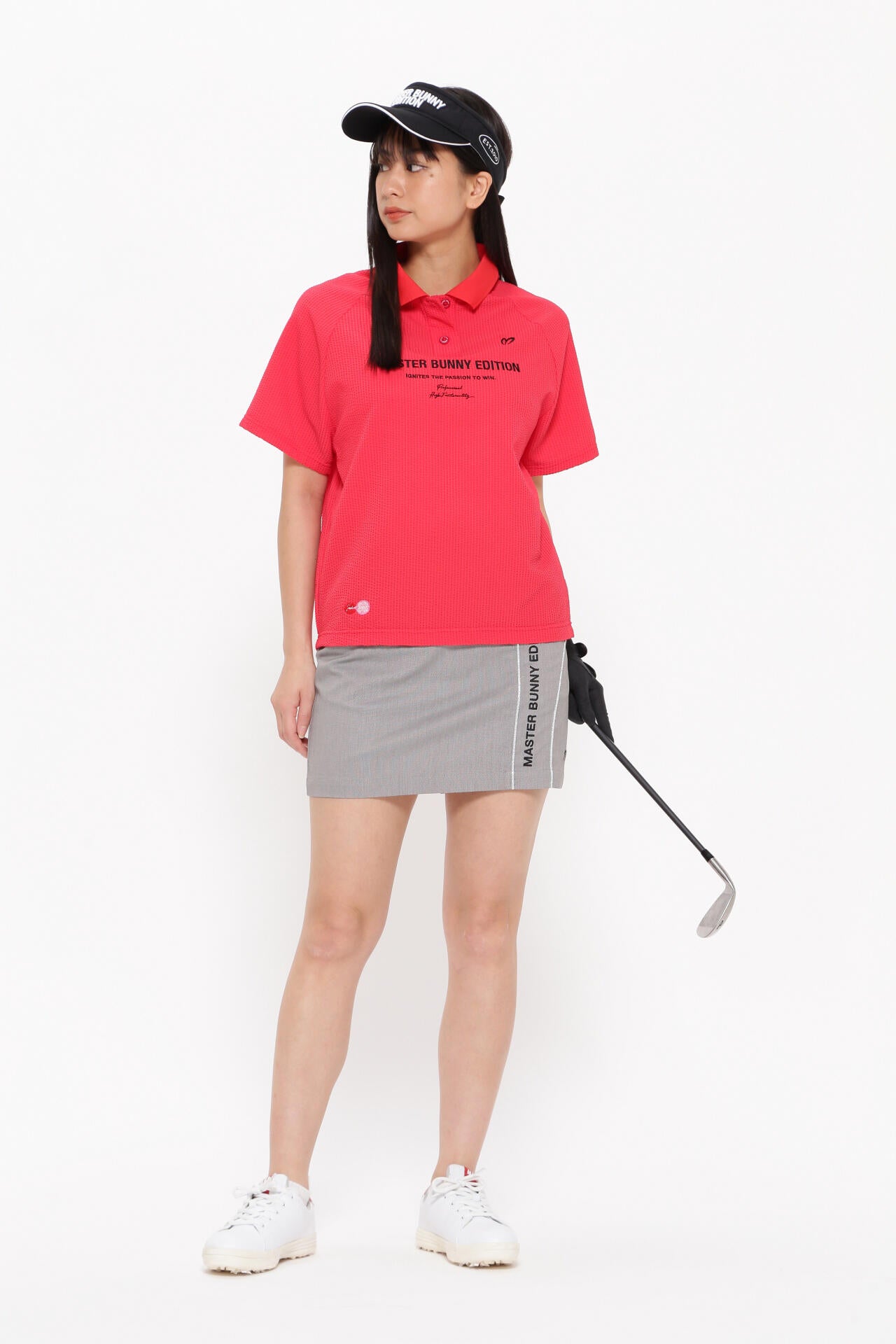 レトロレンジシャークスキンストレッチスカート | MASTER BUNNY