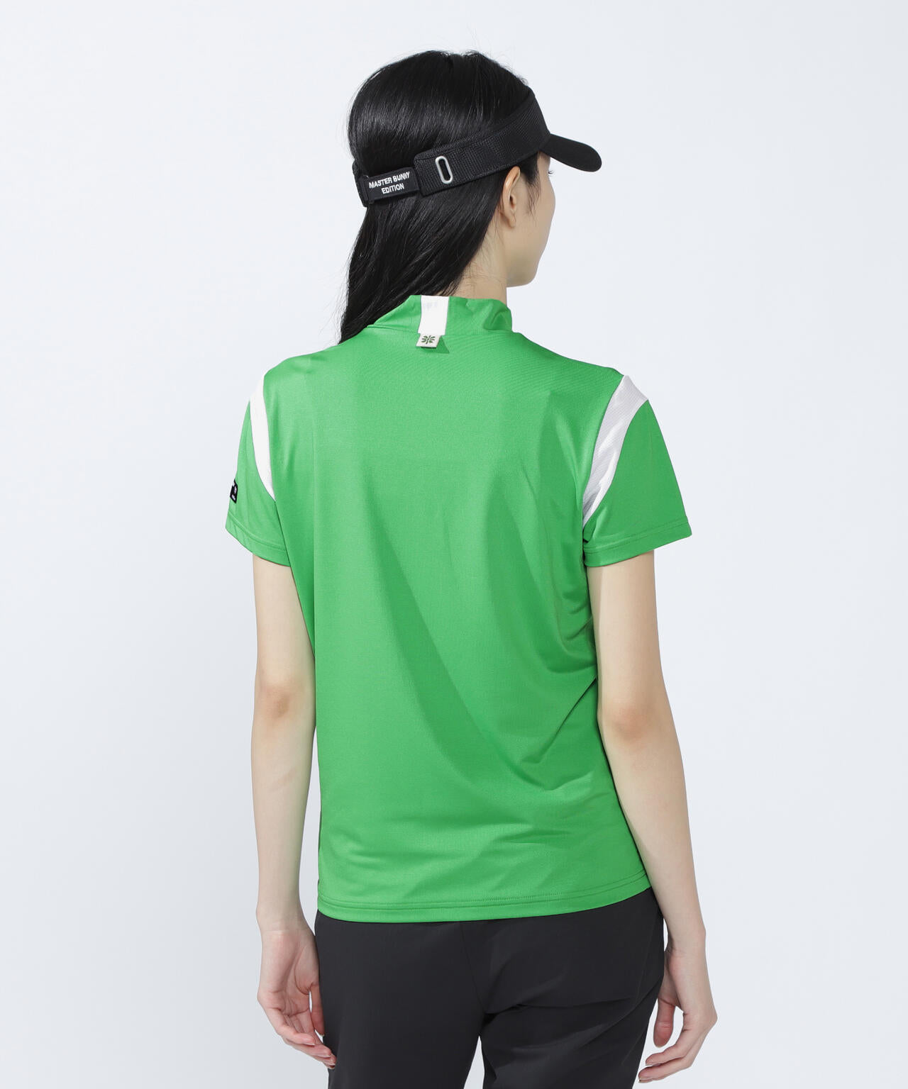 ハイストレッチメッシュ半袖ハイネックカットソー ＜AddElm＞
