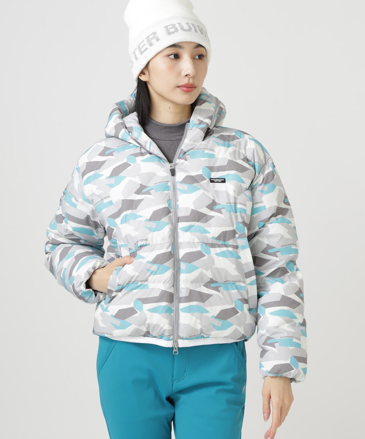 迷彩プリントフーディブルゾン | MASTER BUNNY EDITION（マスター