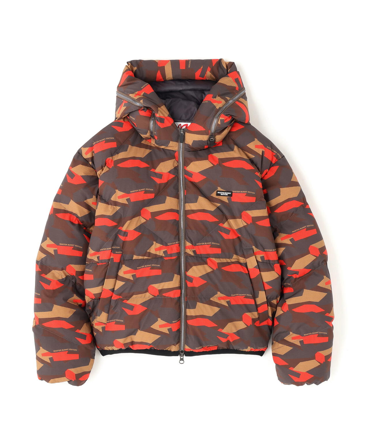 迷彩プリントフーディブルゾン