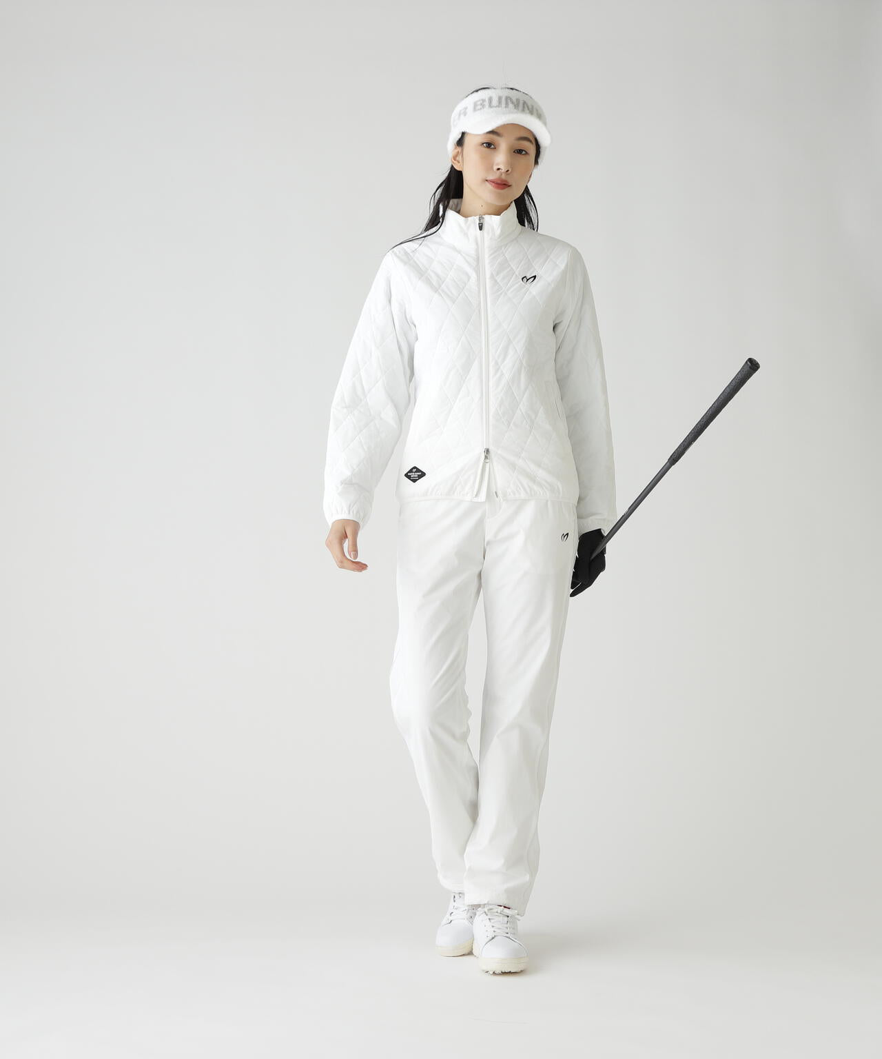 ナイロンタフタ中綿ジップアップブルゾン