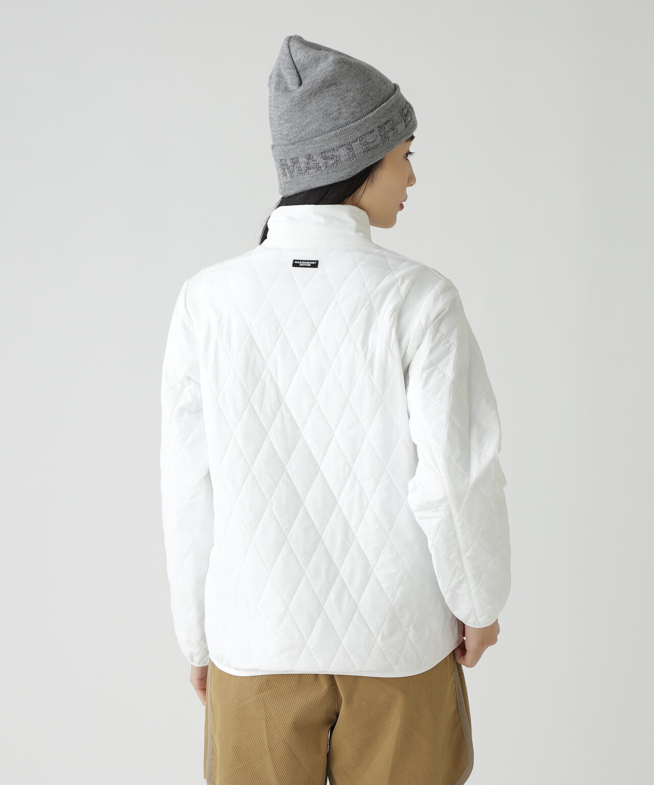 ナイロンタフタ中綿ジップアップブルゾン