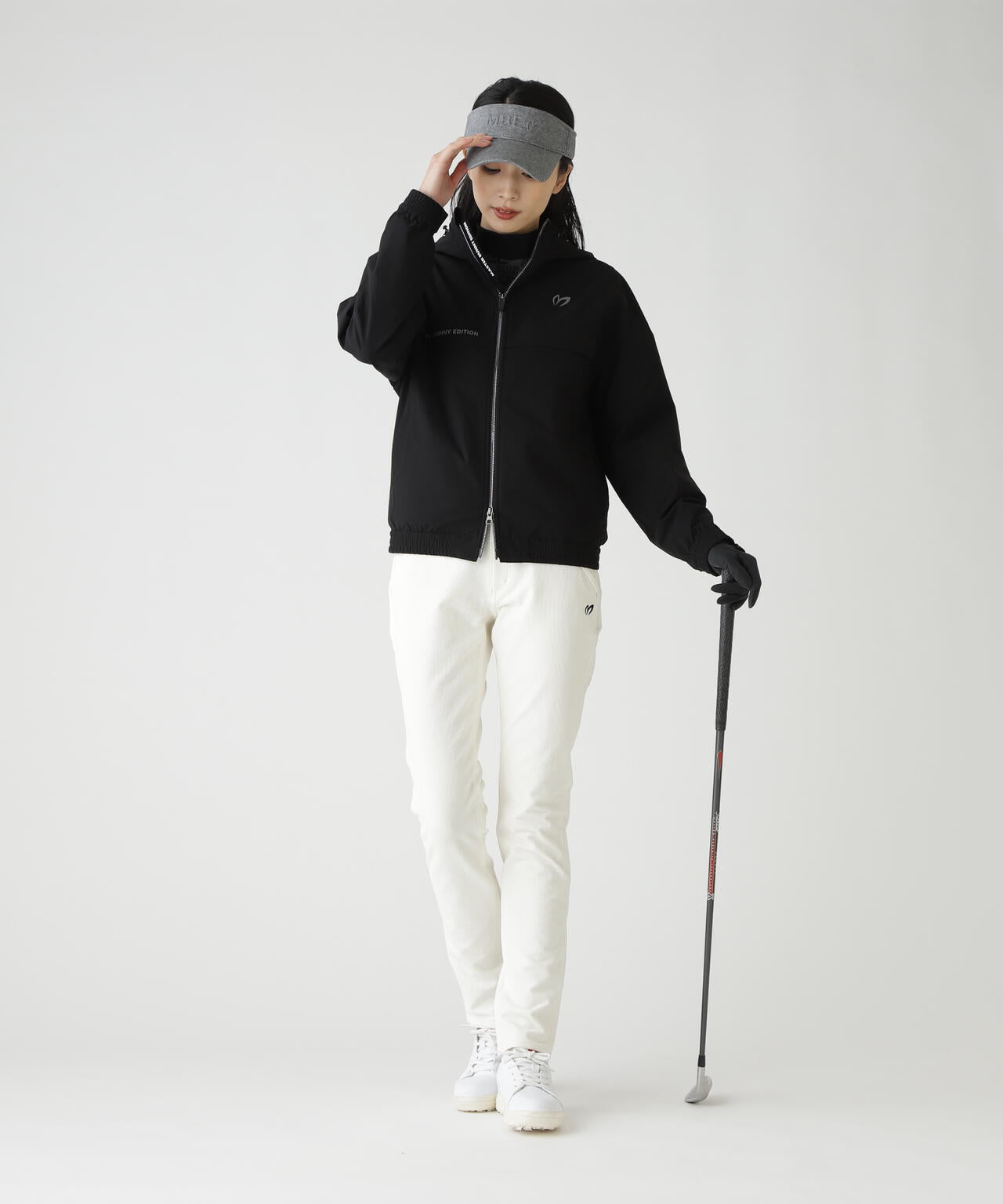 ストレッチリップストップ×高密度ツイル レイヤードフーディブルゾン