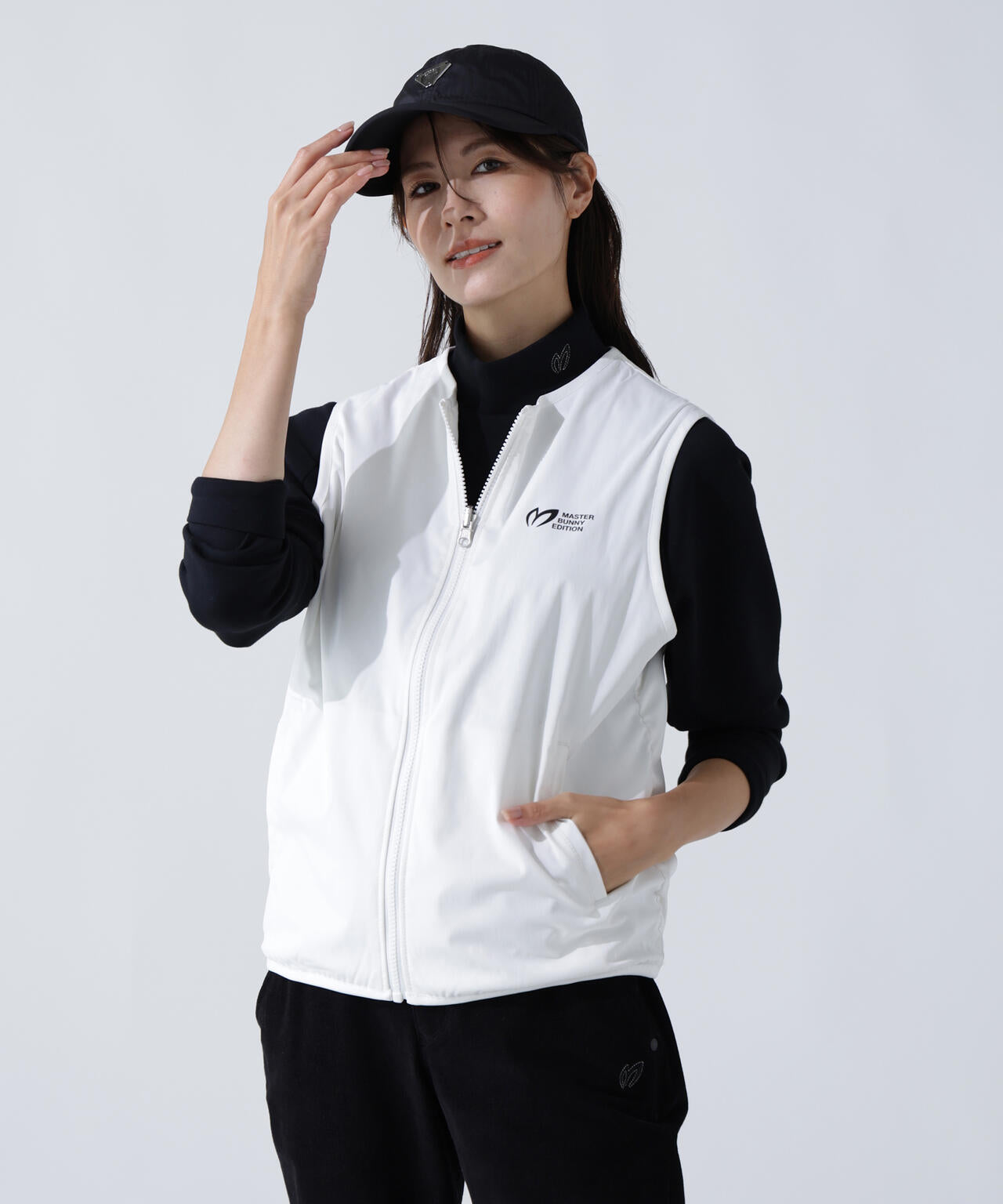 ストレッチリップストップ×高密度ツイル レイヤードフーディブルゾン