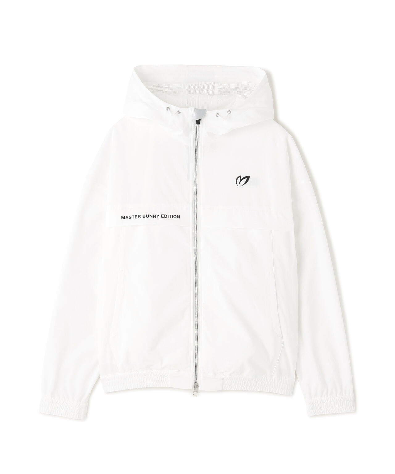 ストレッチリップストップ×高密度ツイル レイヤードフーディブルゾン