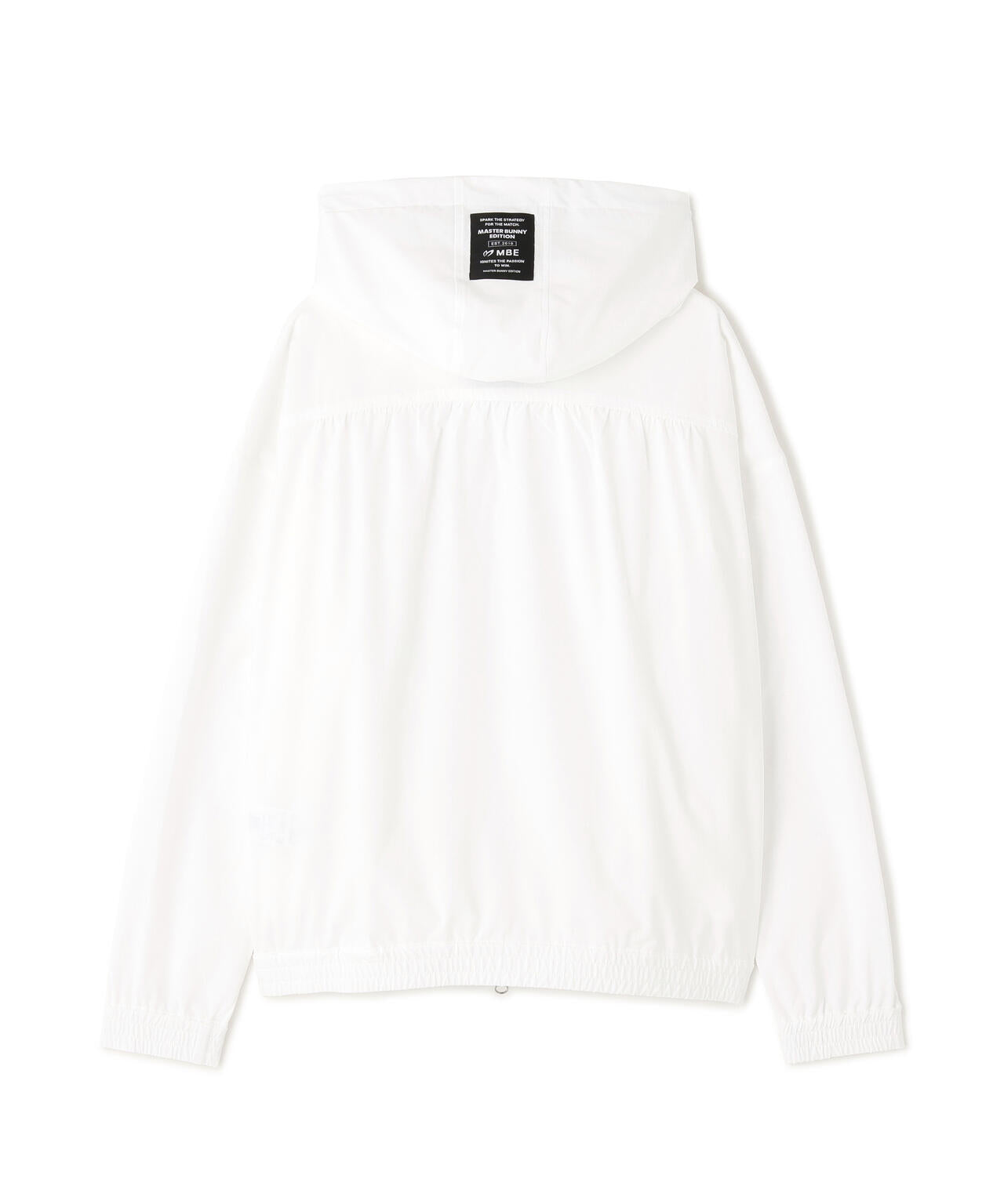 ストレッチリップストップ×高密度ツイル レイヤードフーディブルゾン