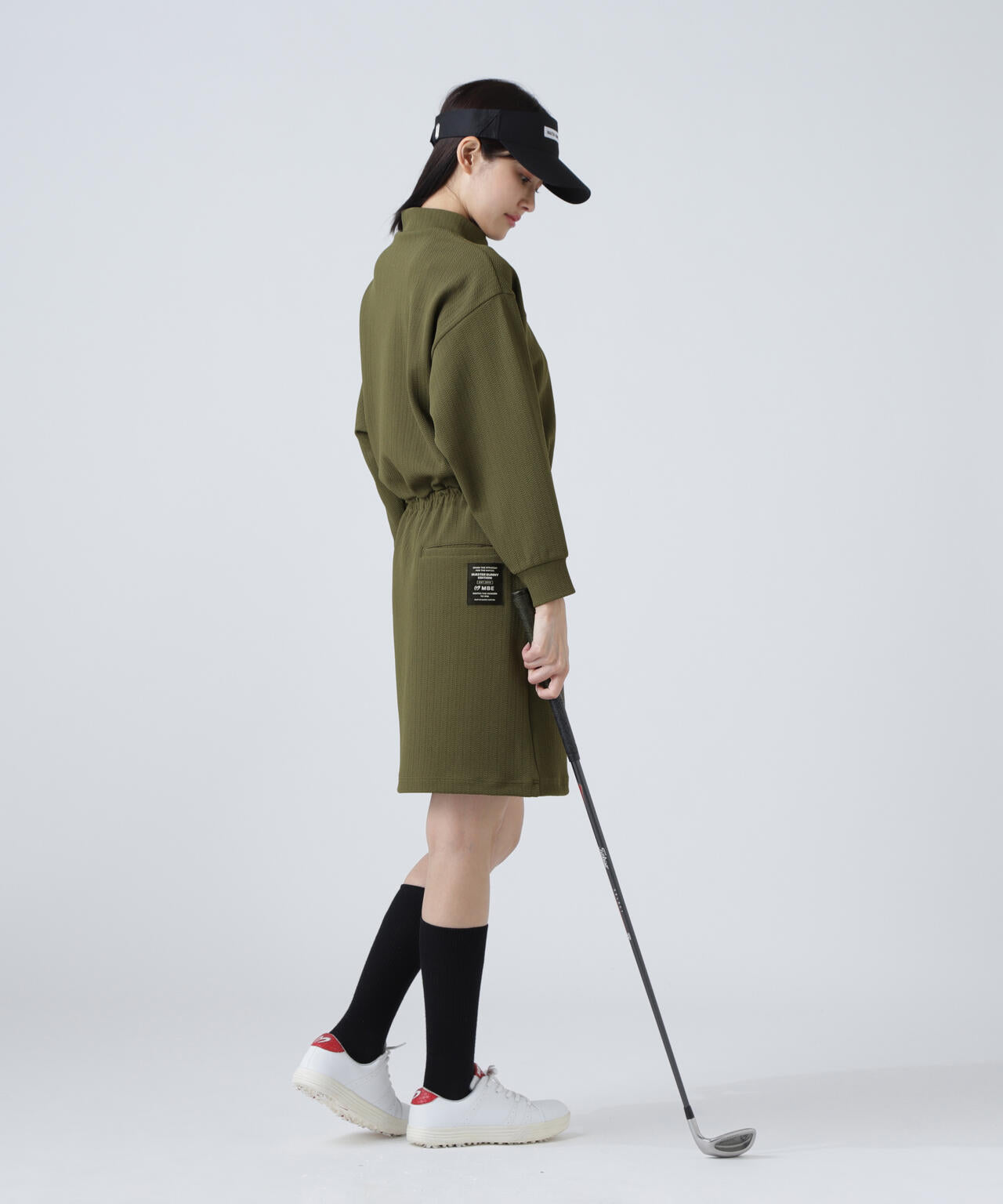 ポリストライプハイネックワンピース | MASTER BUNNY EDITION