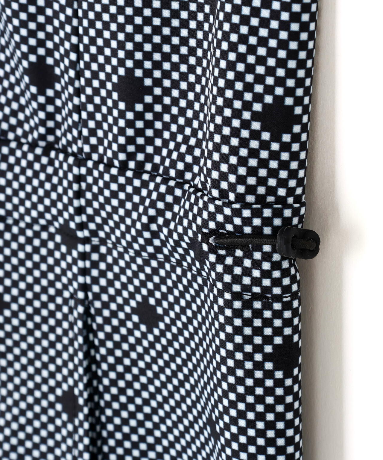 SPX×TEXBRIDプリント ハーフジップアップ スリーブレスワンピース