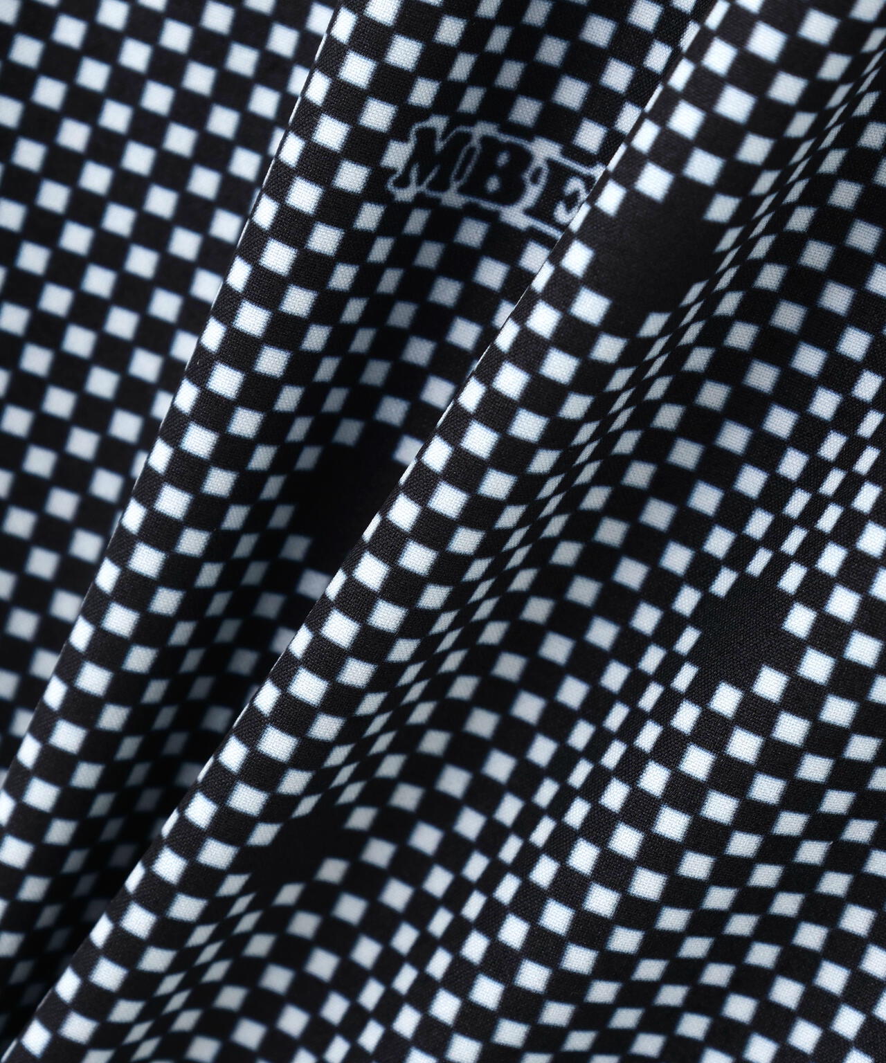 SPX×TEXBRIDプリント ハーフジップアップ スリーブレスワンピース