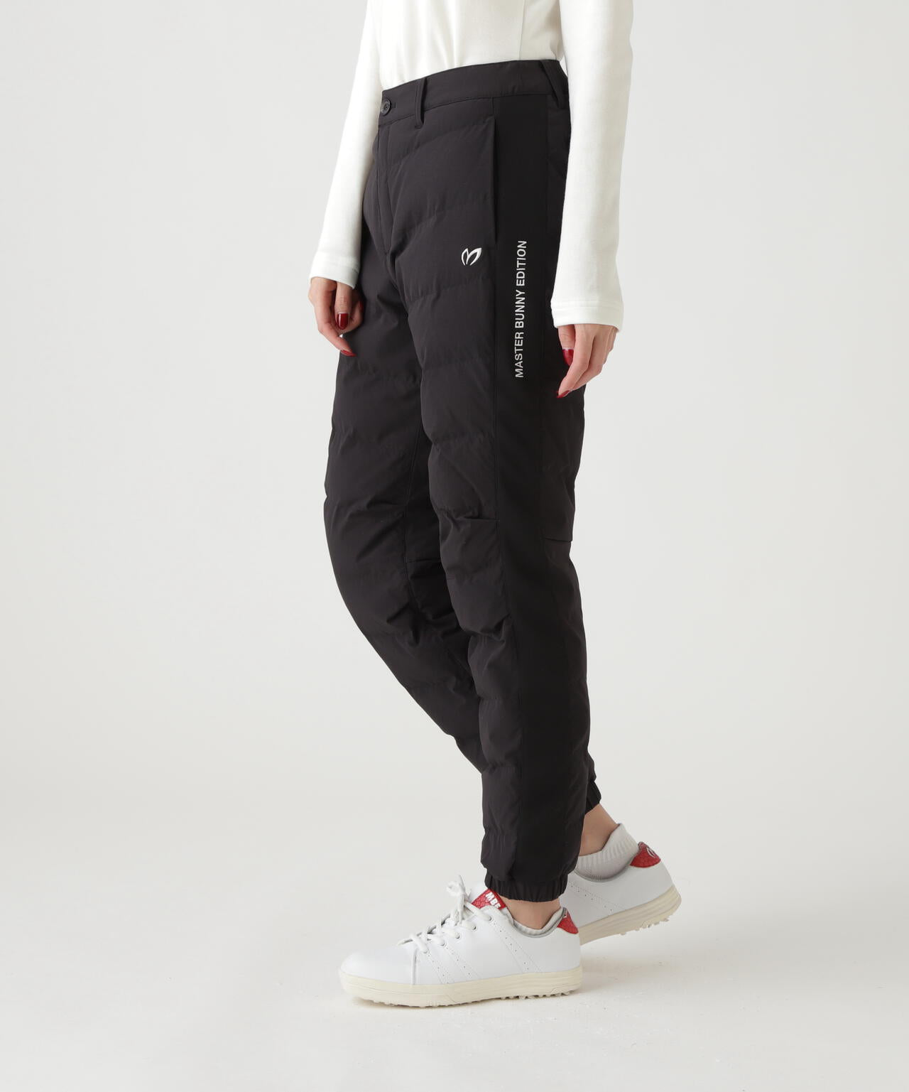 グログラン中綿ストレッチパンツ