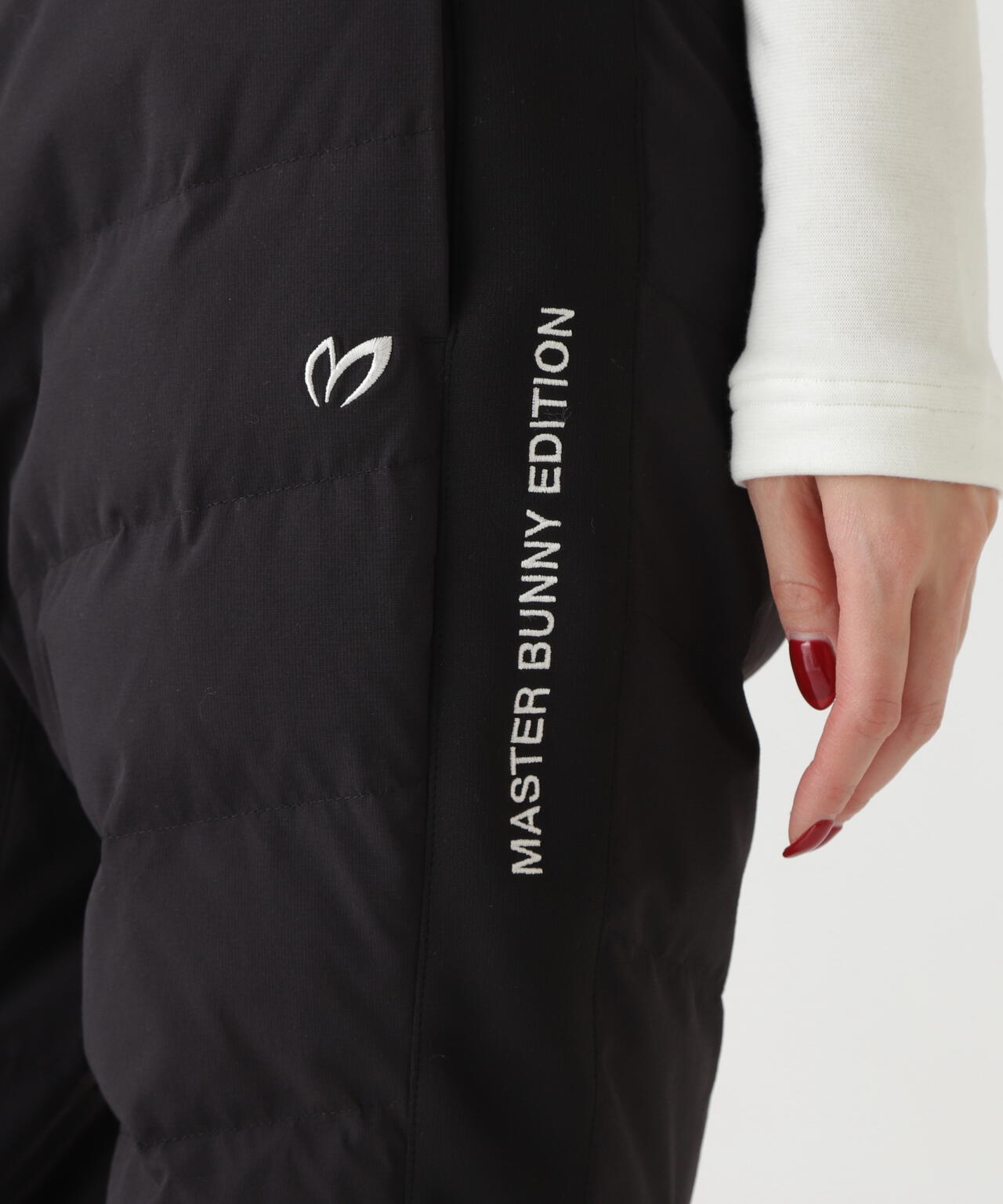 グログラン中綿ストレッチパンツ