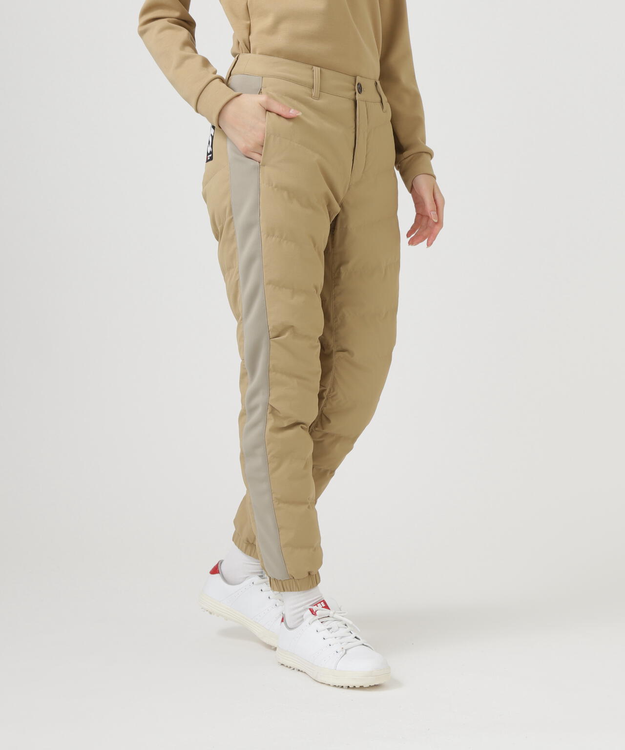 グログラン中綿ストレッチパンツ