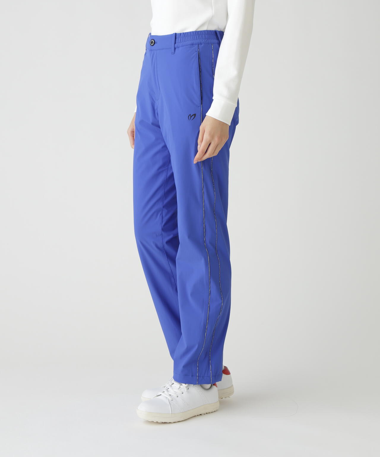 MASTER BUNNY EDITION ストレッチパンツ 1(M) ブルー系 ナイロンストレッチパンツ | MASTER BUNNY EDITION（マスターバニー