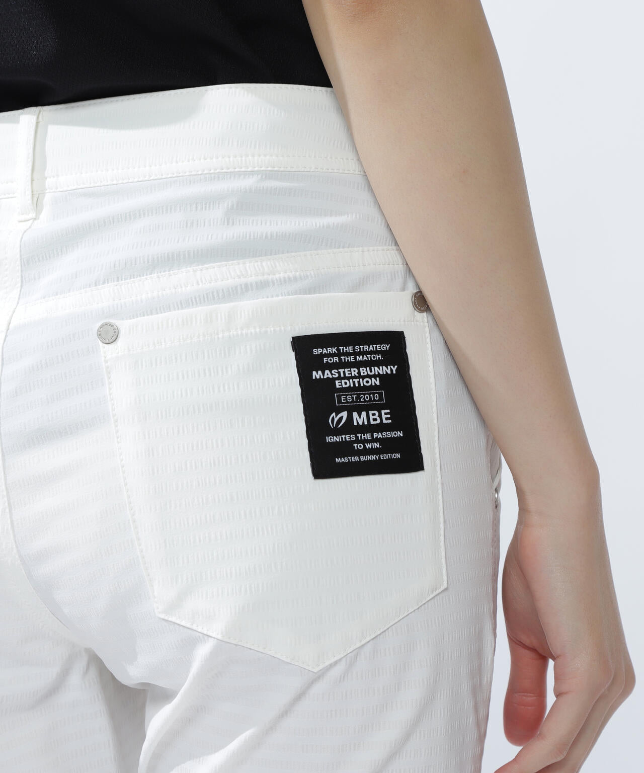 ドビーボーダーストレッチパンツ