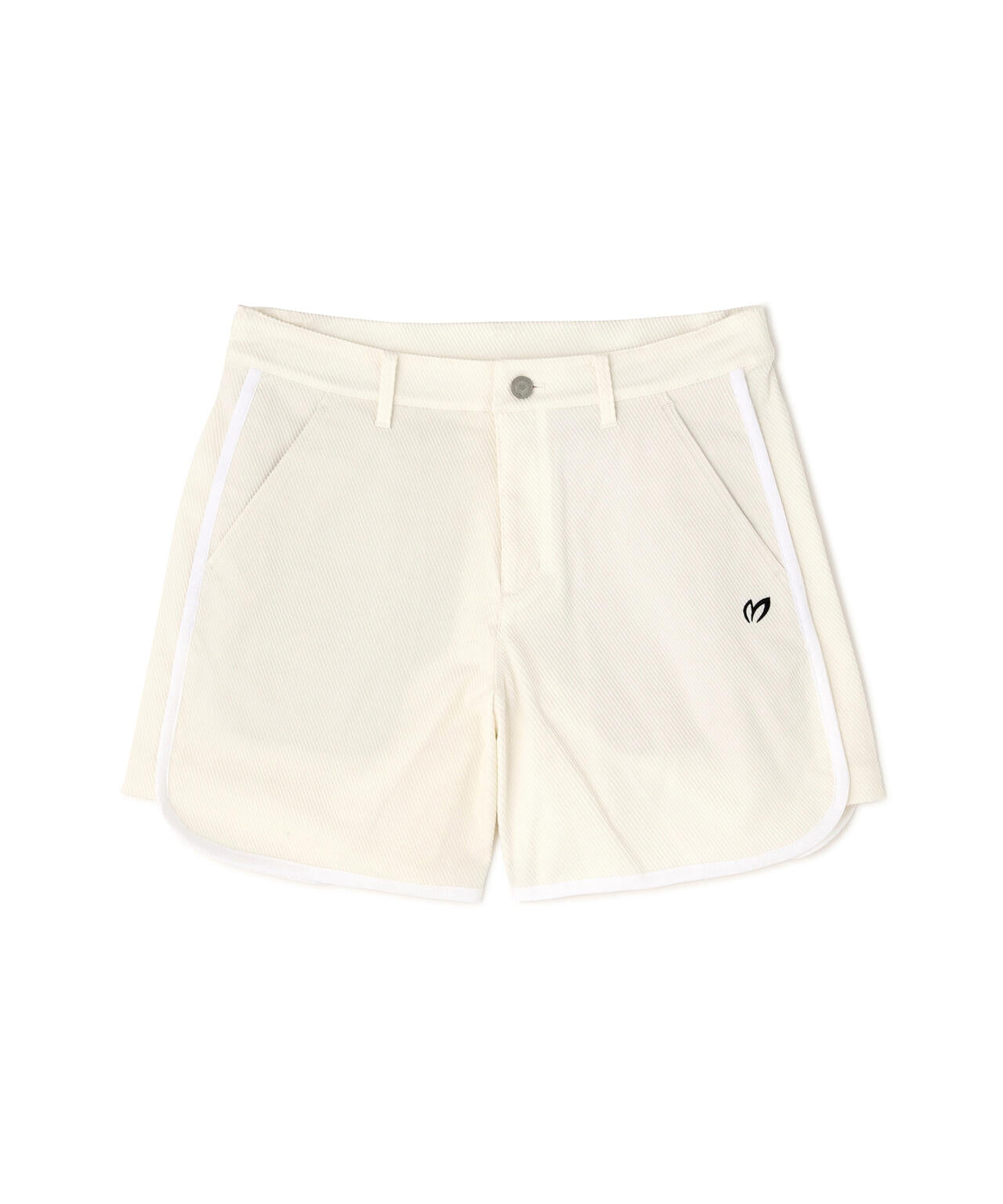 夏ゴルフ★MASTERBUNNYEDITION定番ホワイトショートパンツ白新品4 フロッキーショートパンツ | MASTER BUNNY EDITION（マスターバニー