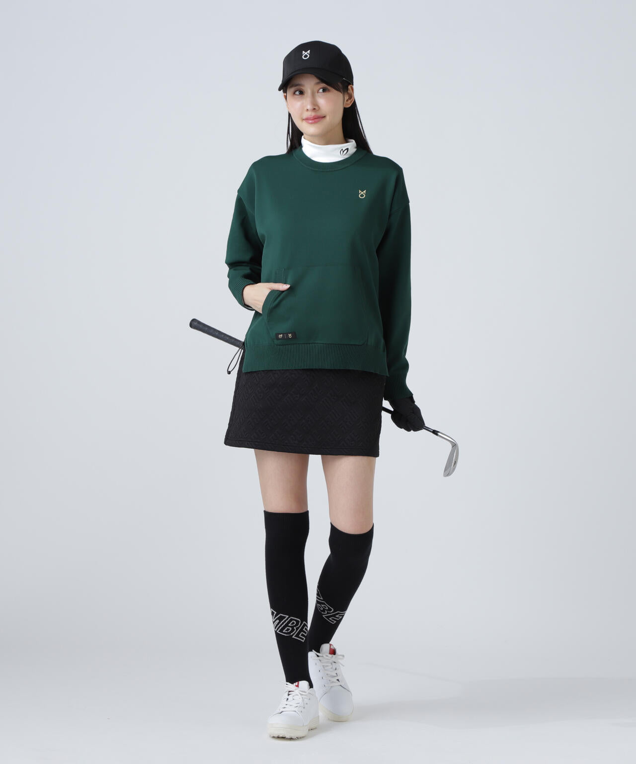 ロゴジャガードストレッチスカート