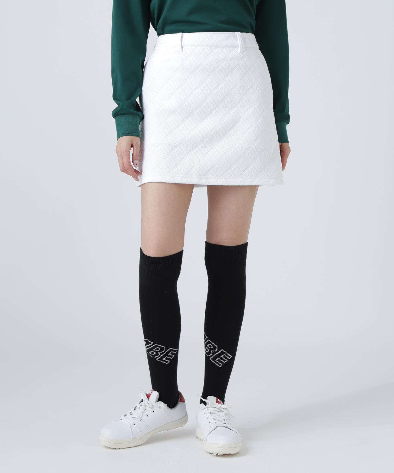 ロゴジャガードストレッチスカート