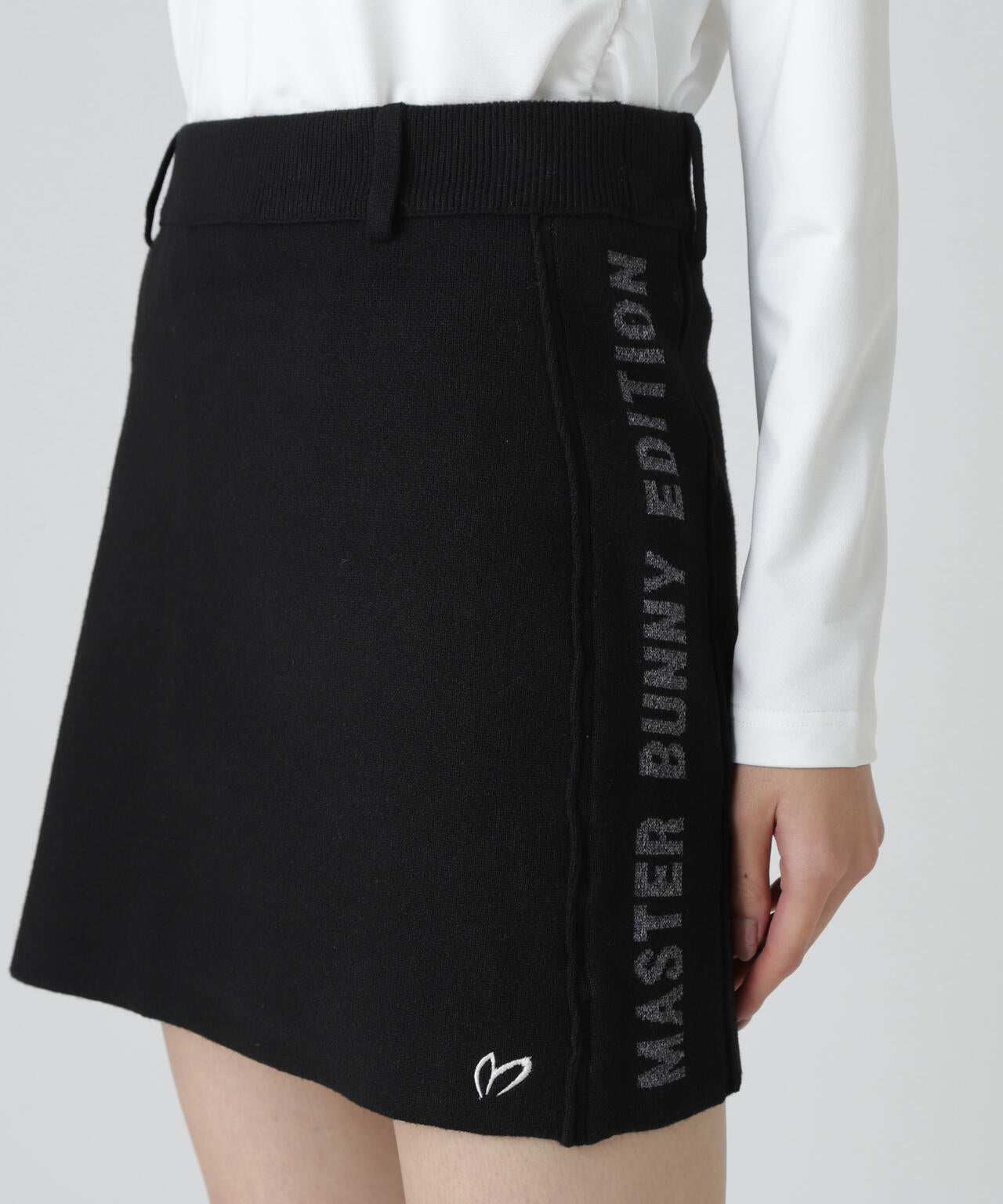 Ｗジャガードニットスカート