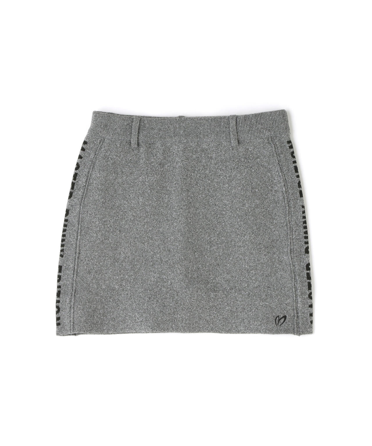 Ｗジャガードニットスカート