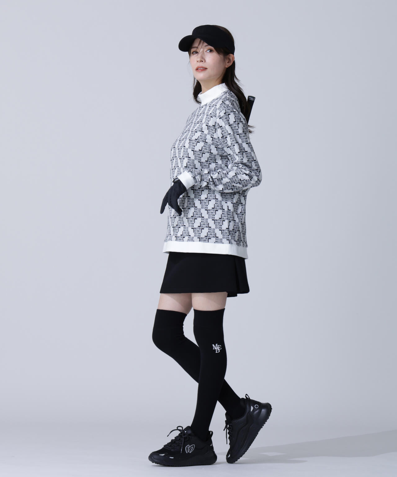 鹿の子ダンボールスカート