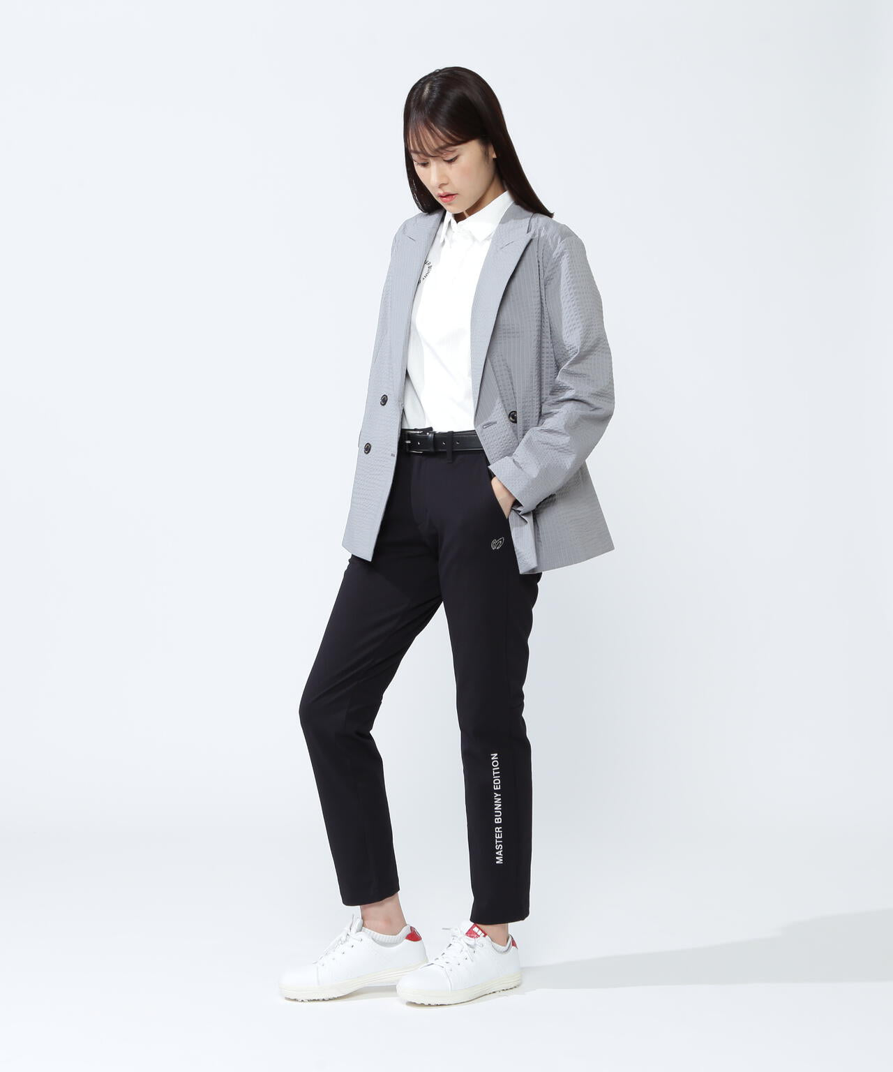 ストライプサッカー4WAYストレッチパンツ