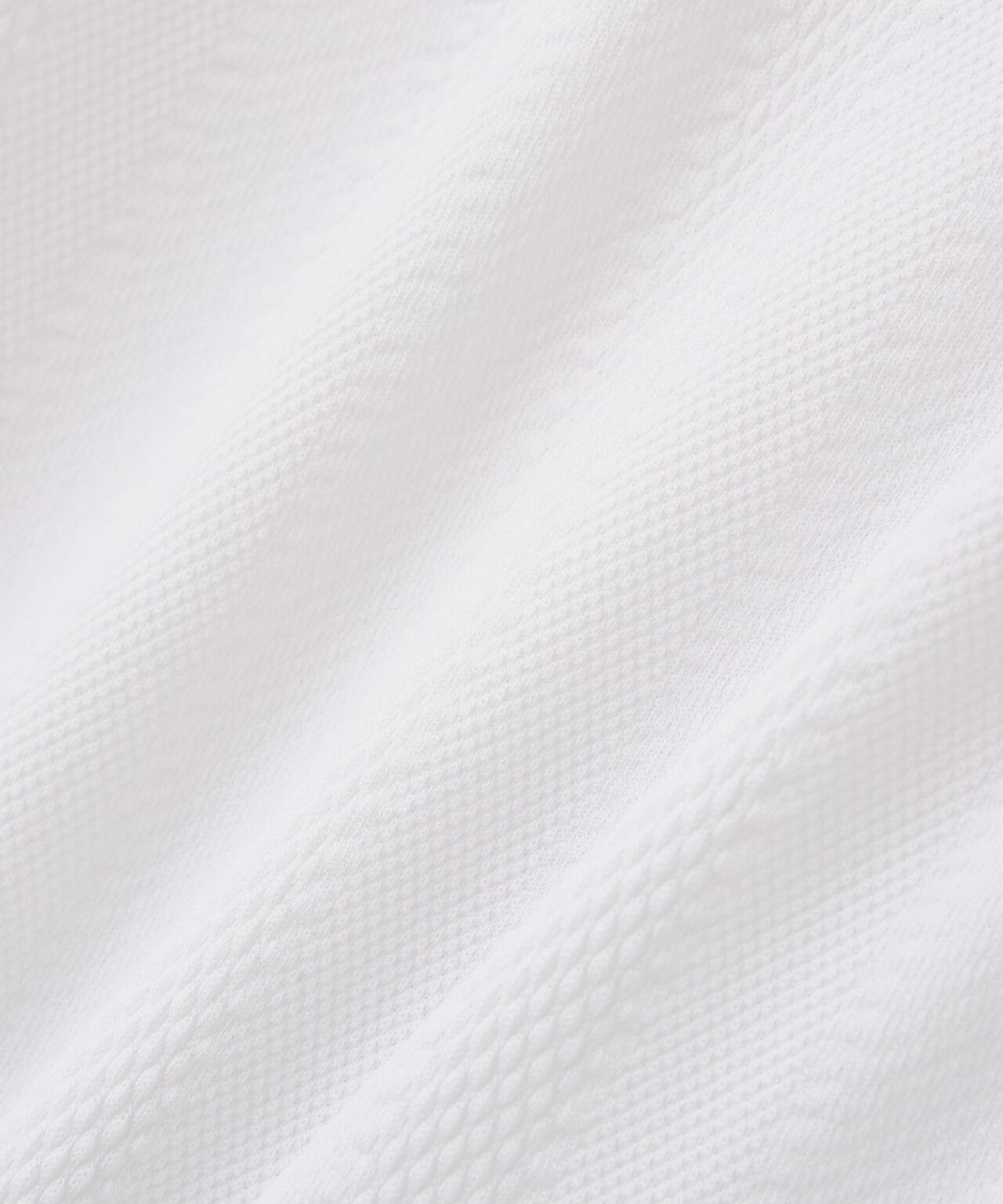 エコペットストレッチタックジャガードフレンチスリーブポロシャツ