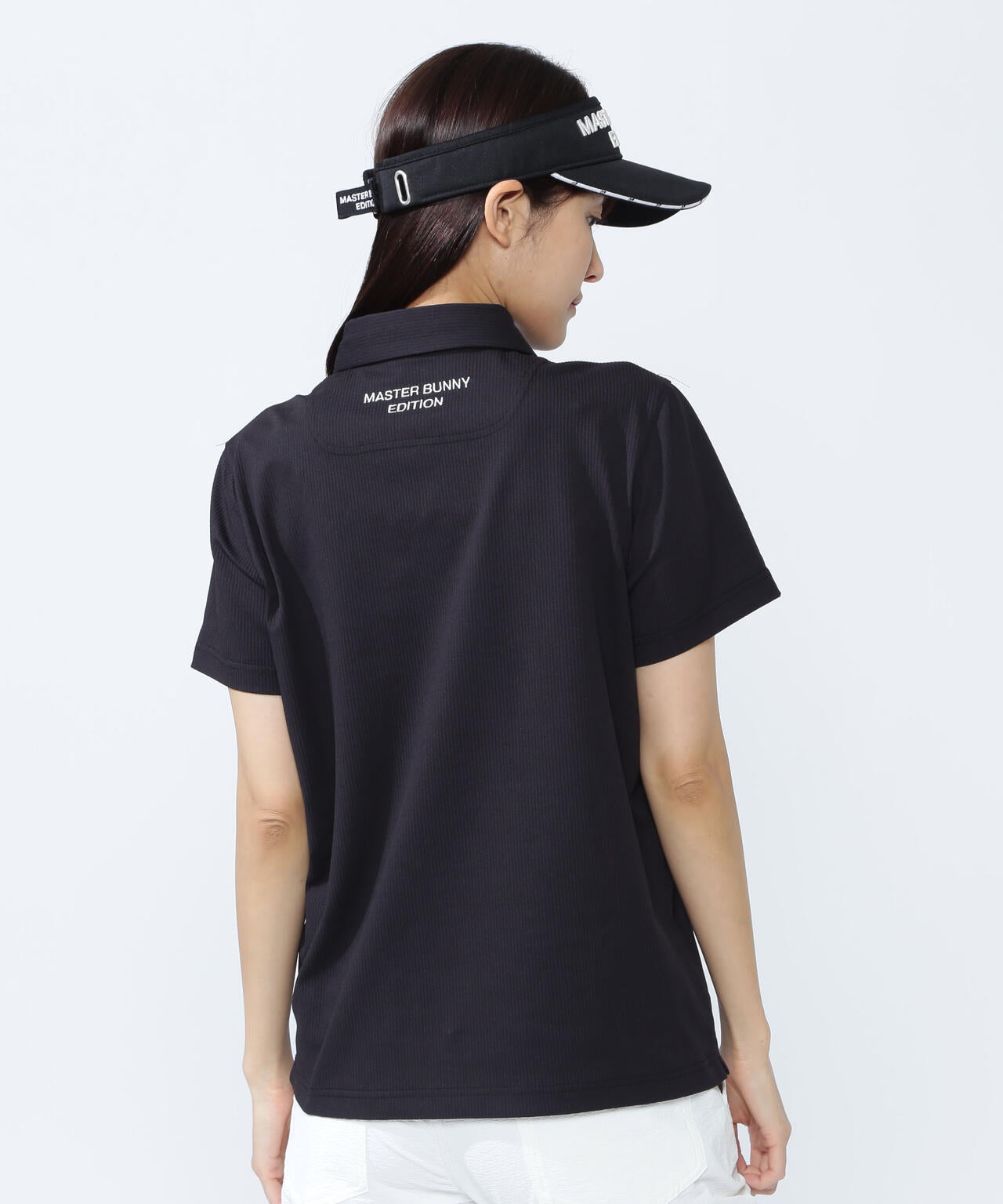 ストライプサッカー4WAYストレッチ半袖ポロシャツ