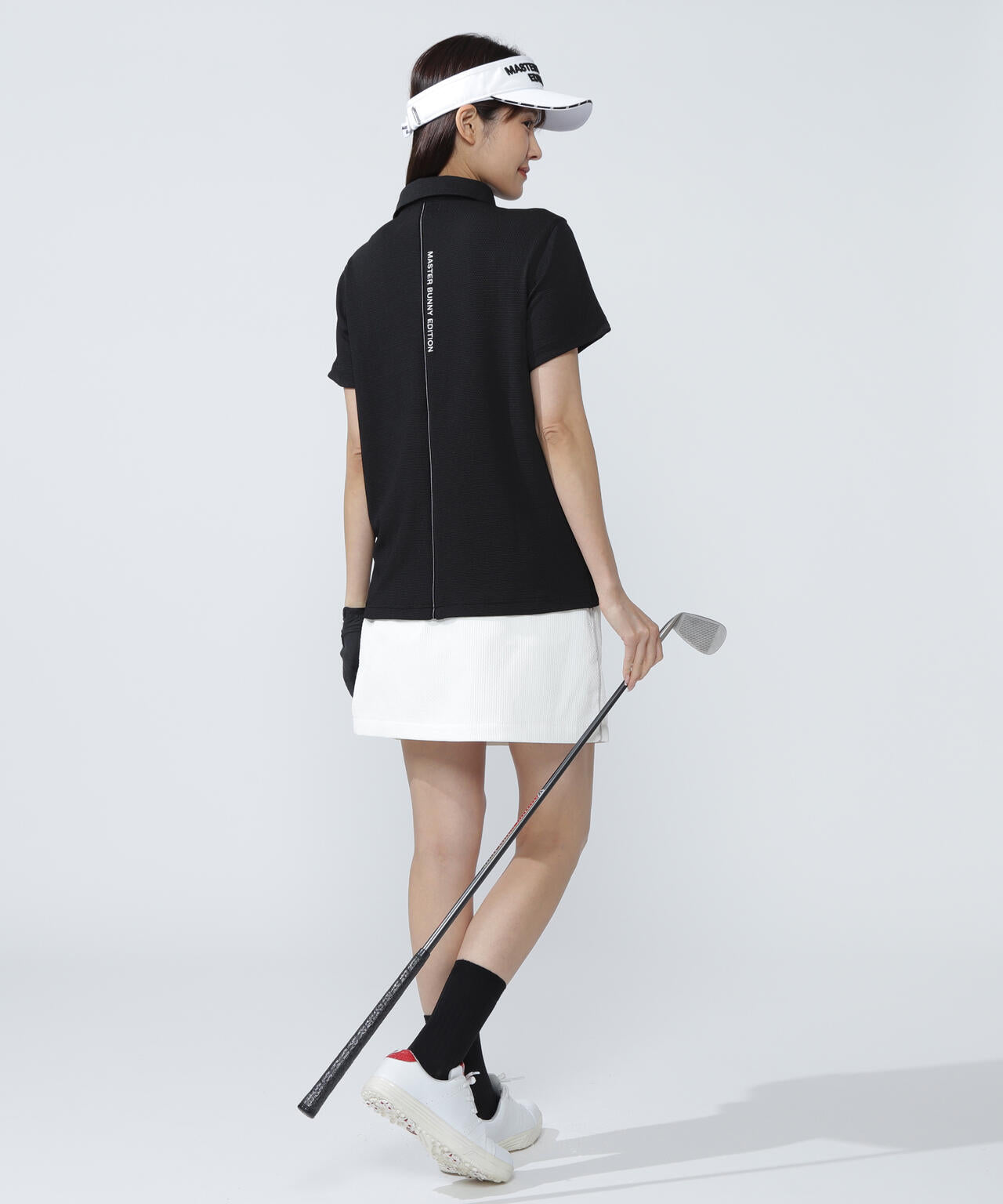 【SWAGGY BUNNY】ポップコーンハニカム半袖ポロシャツ