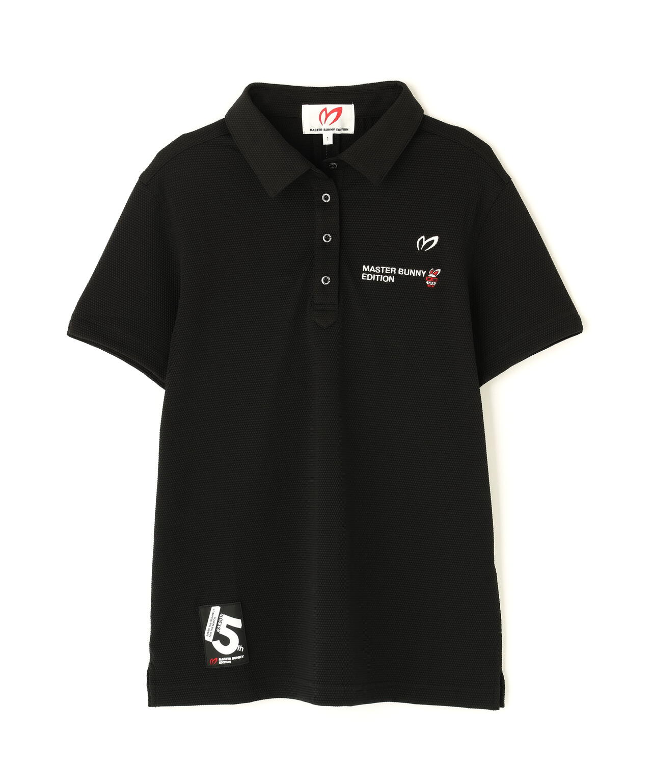 【SWAGGY BUNNY】ポップコーンハニカム半袖ポロシャツ