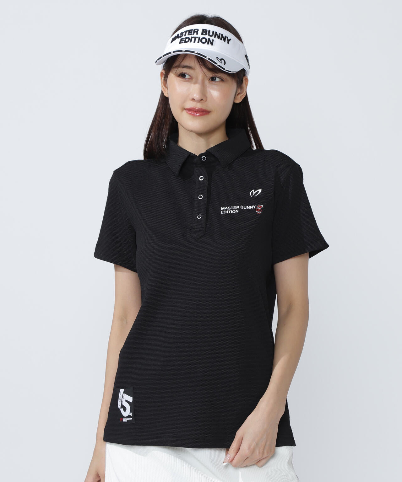 【SWAGGY BUNNY】ポップコーンハニカム半袖ポロシャツ