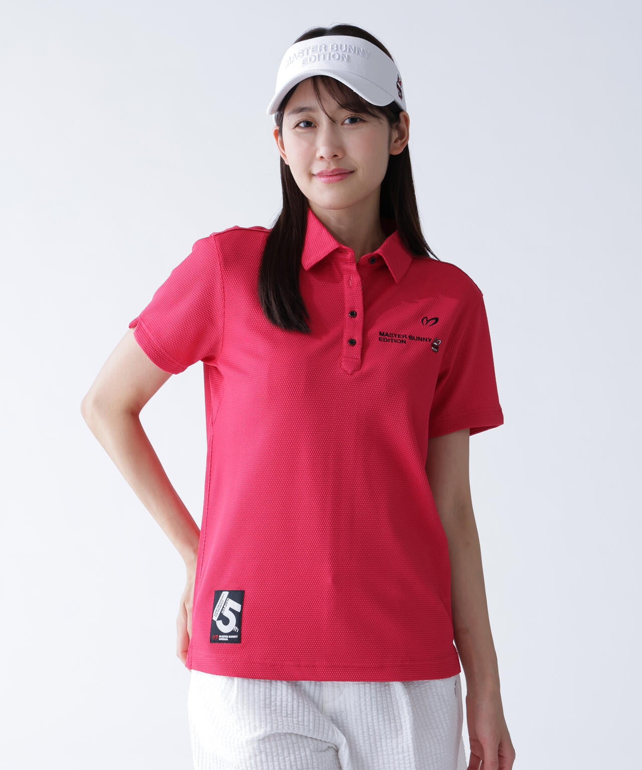 【SWAGGY BUNNY】ポップコーンハニカム半袖ポロシャツ