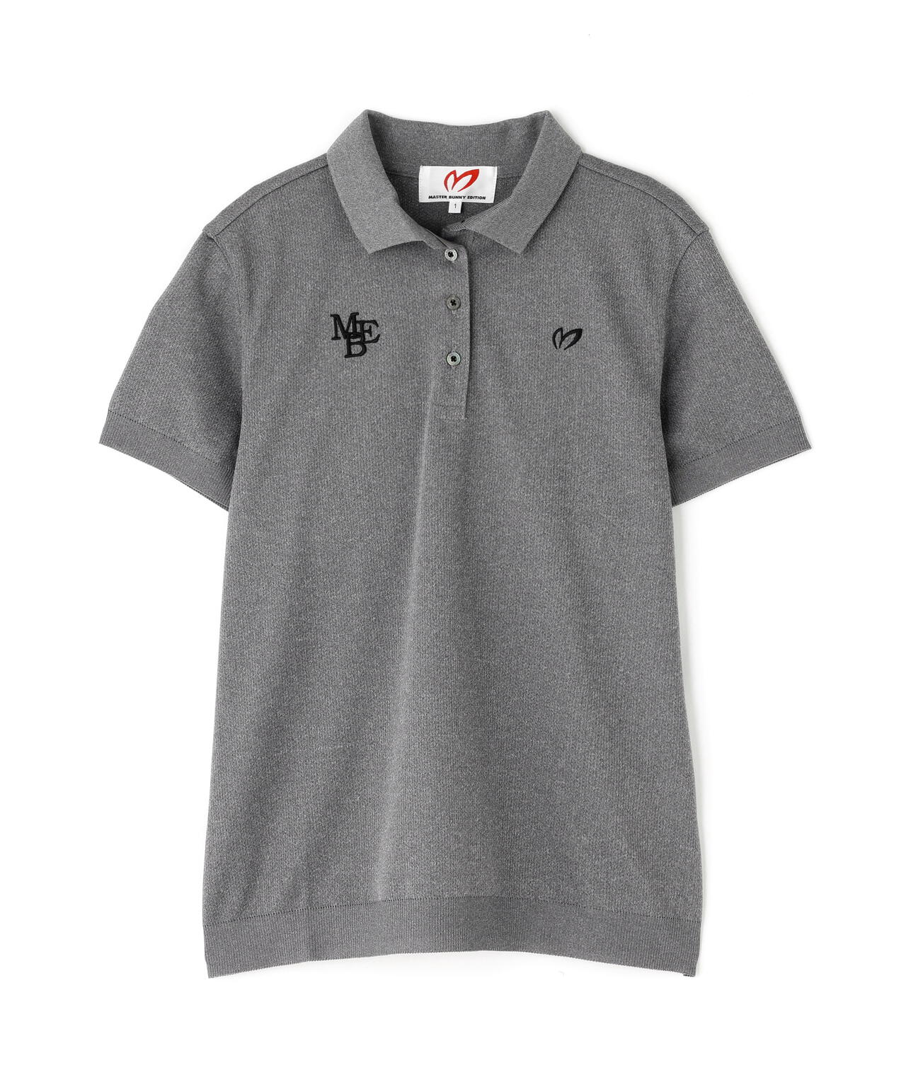 ハニカムリブスタート半袖ポロシャツ