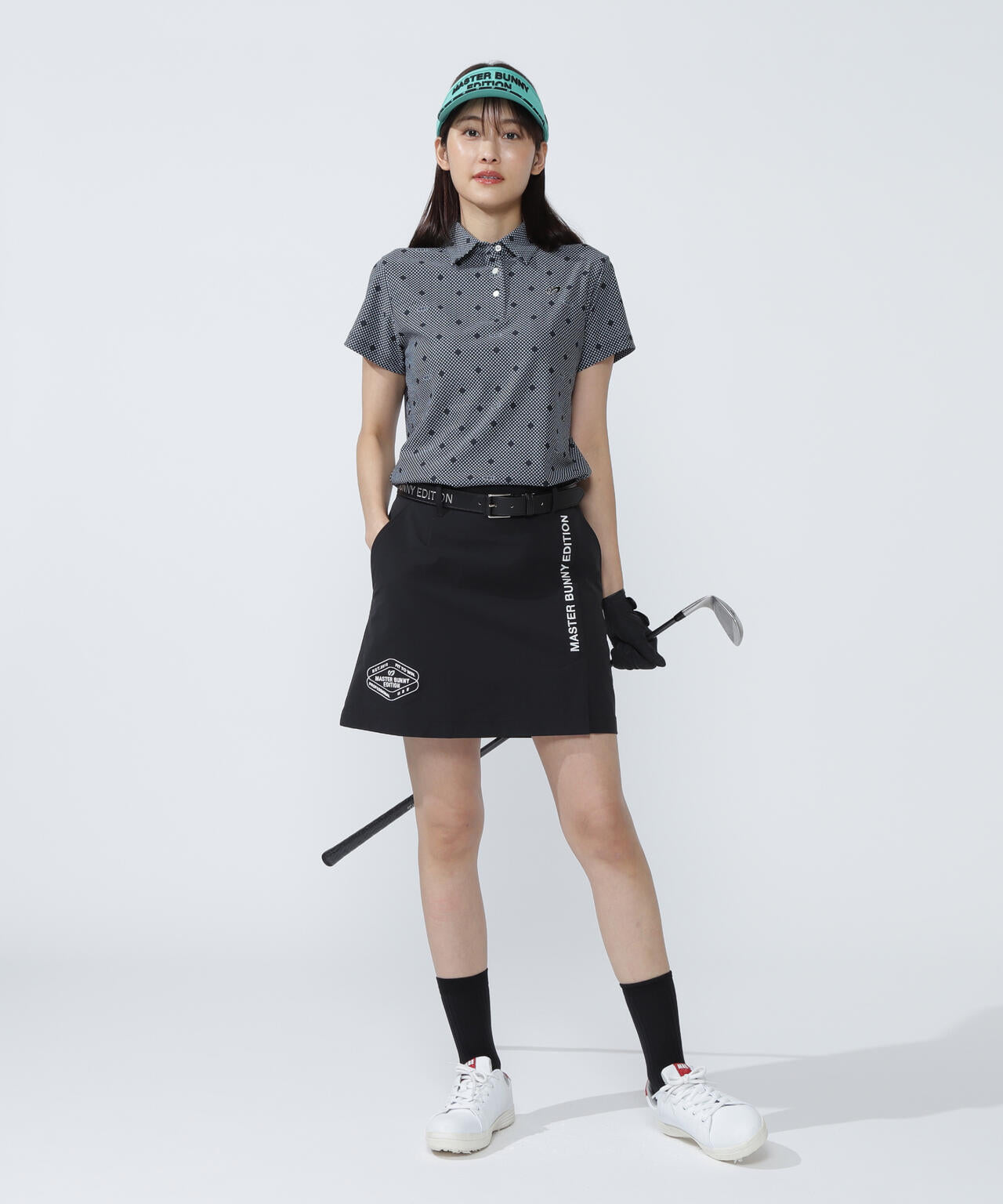 メッシュトリコットプリント半袖ポロシャツ | MASTER BUNNY