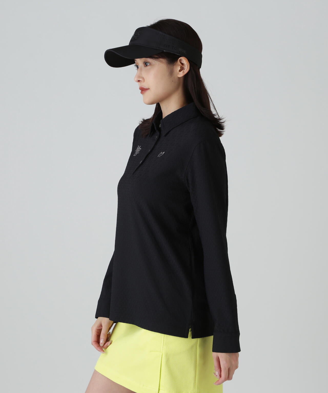 リンクスロゴジャガード長袖ポロシャツ | MASTER BUNNY EDITION