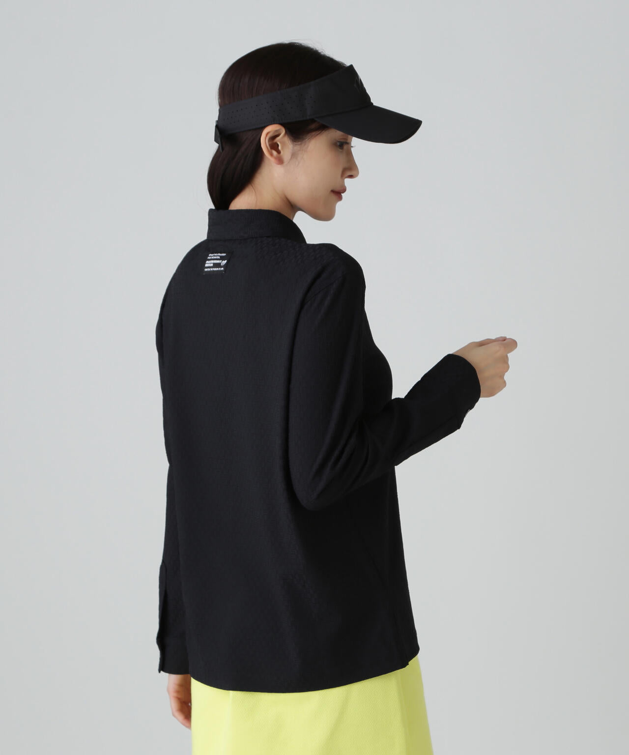 リンクスロゴジャガード長袖ポロシャツ | MASTER BUNNY EDITION