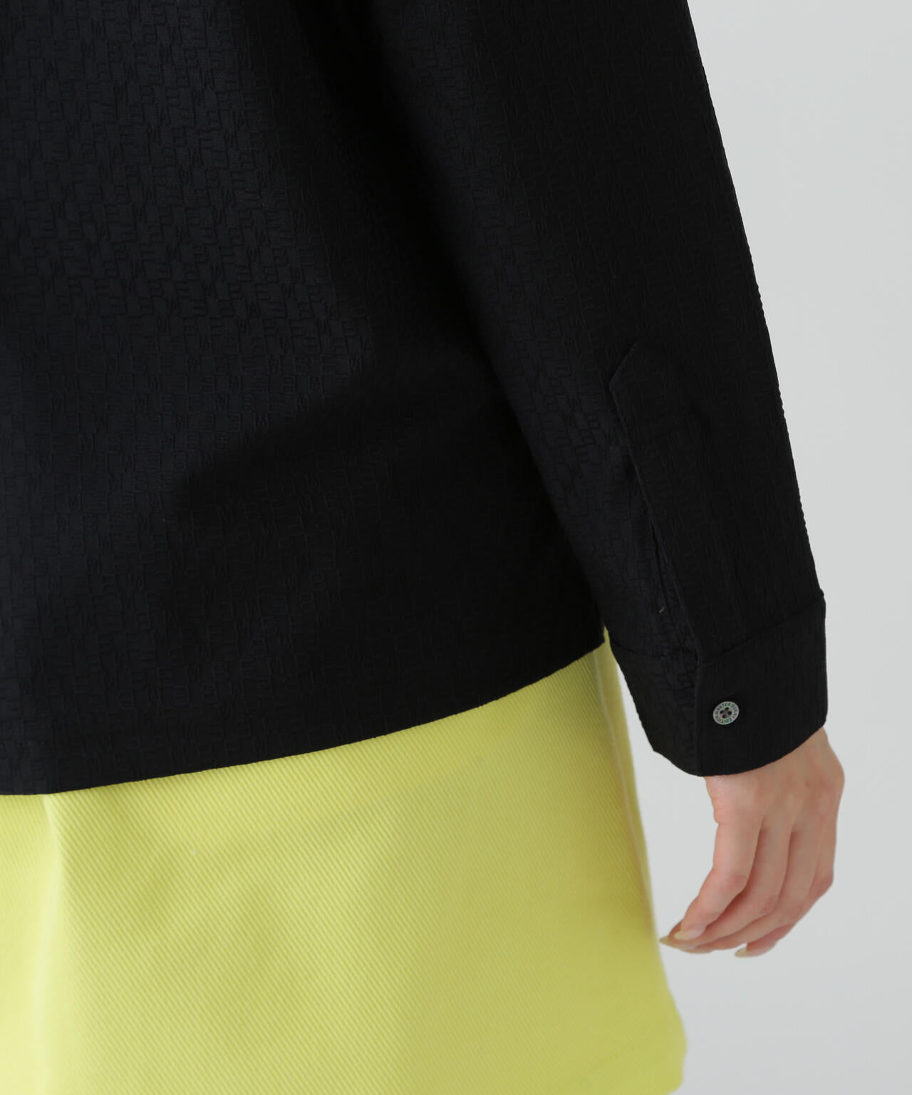 リンクスロゴジャガード長袖ポロシャツ | MASTER BUNNY EDITION