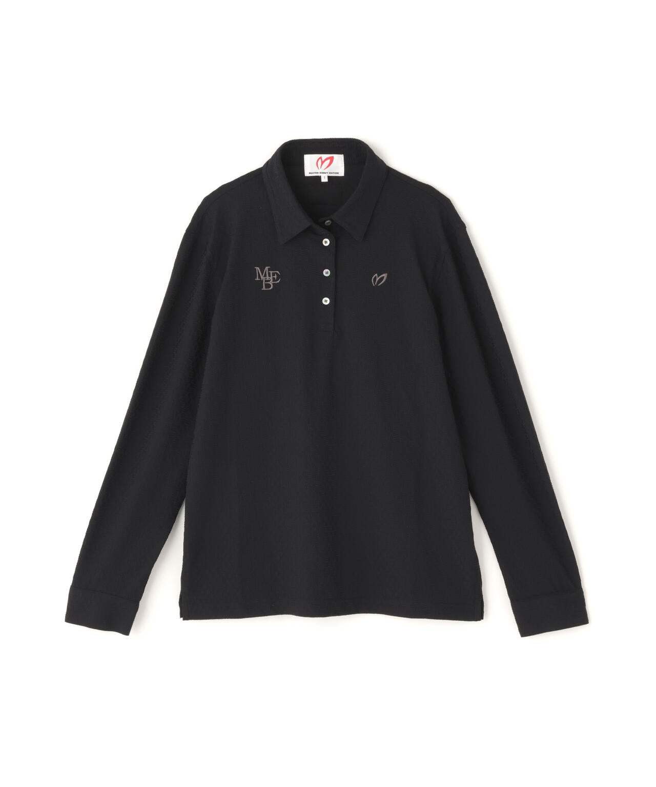 リンクスロゴジャガード長袖ポロシャツ | MASTER BUNNY EDITION