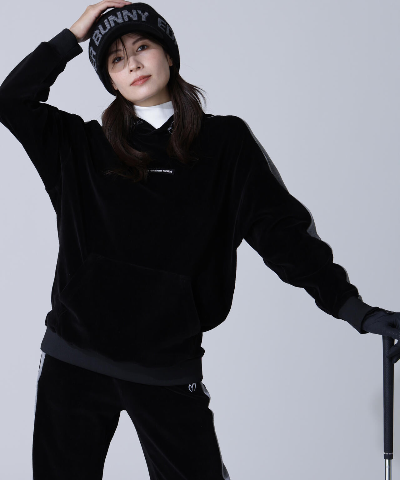 マスターバニーエディション　ベロアセット　サイズ2 岩井ツインズコラボカラーあり】ベロアフーディプルオーバー | MASTER