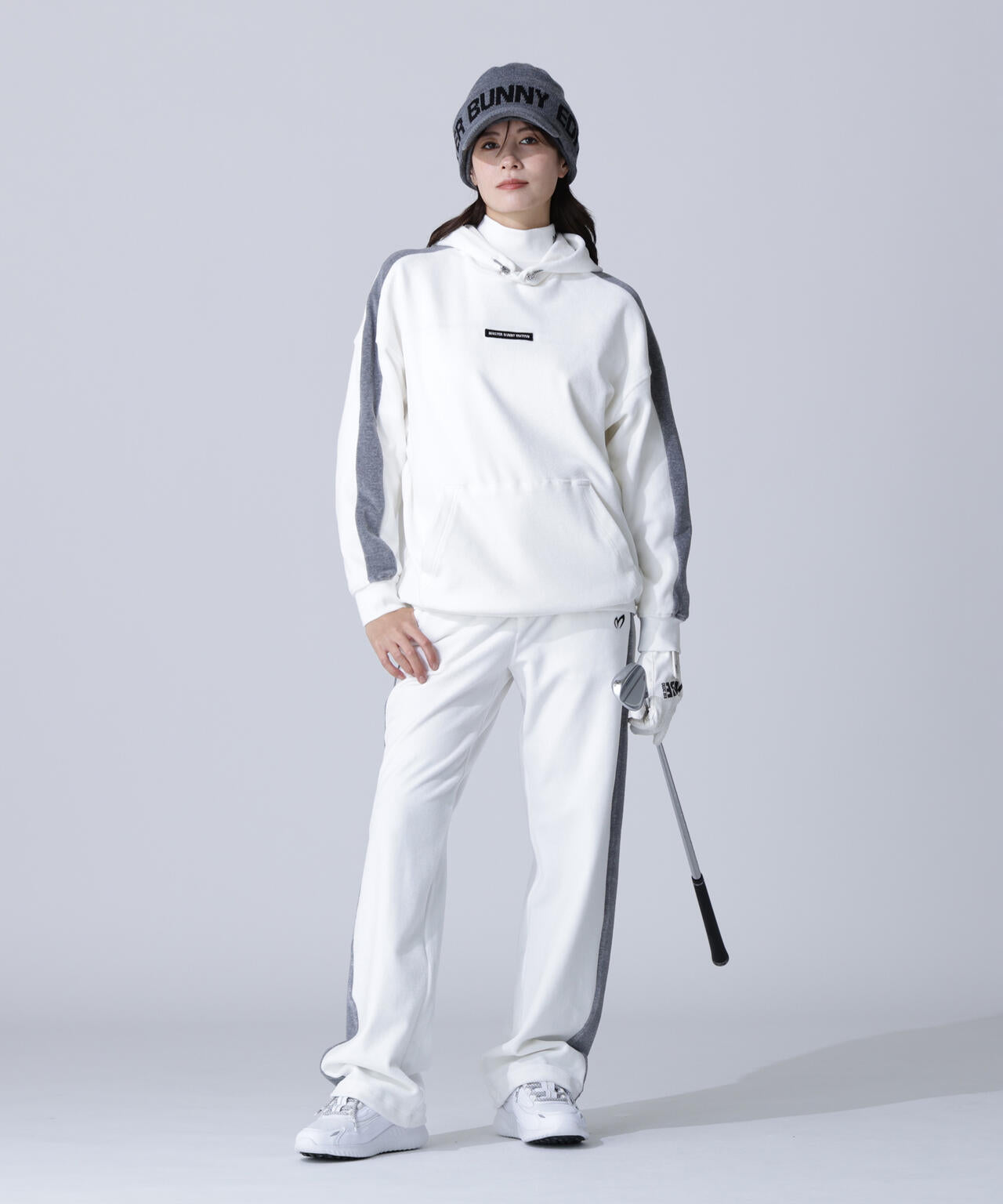 岩井ツインズコラボカラーあり】ベロアフーディプルオーバー | MASTER