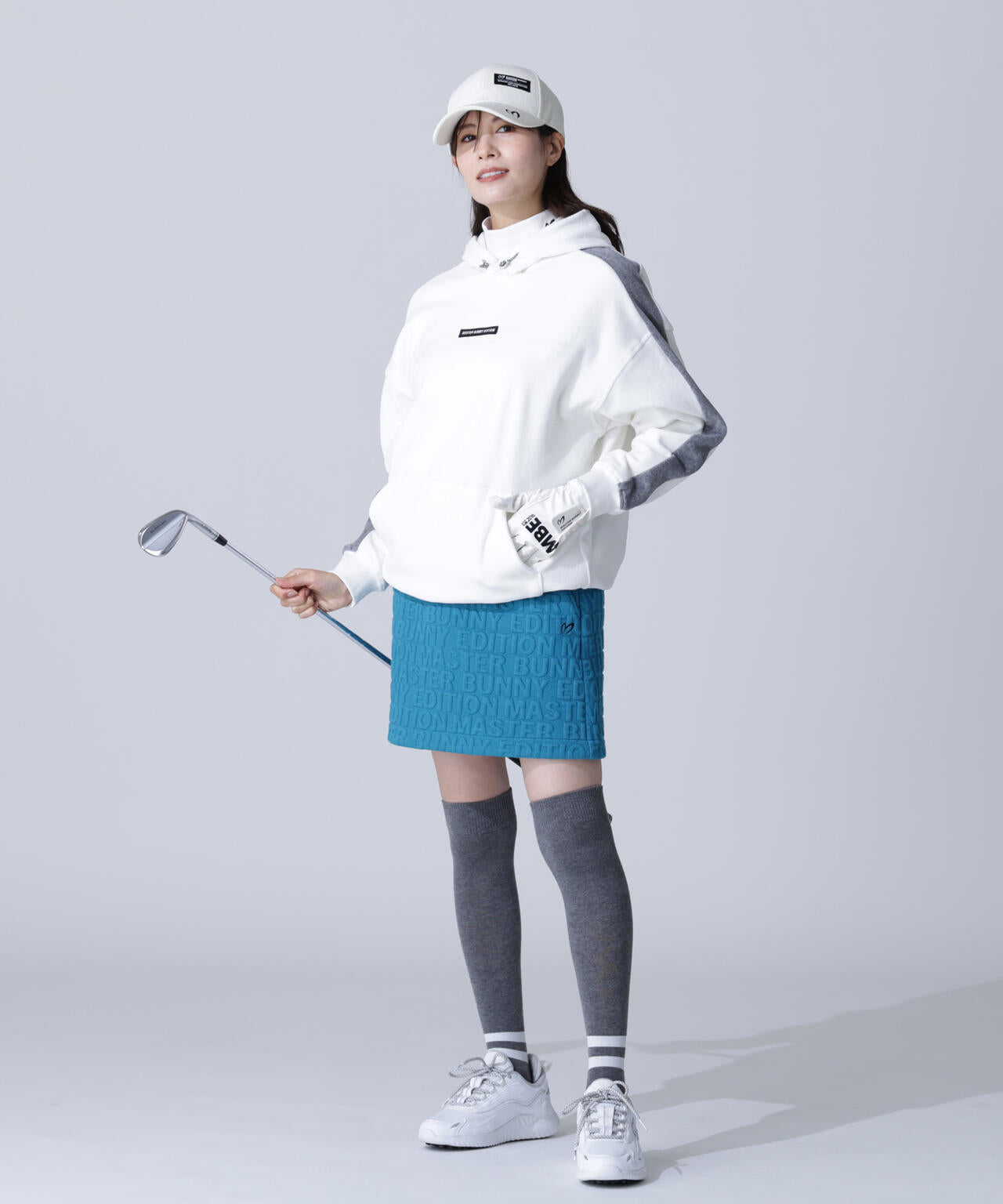 【岩井ツインズコラボカラーあり】ベロアフーディプルオーバー