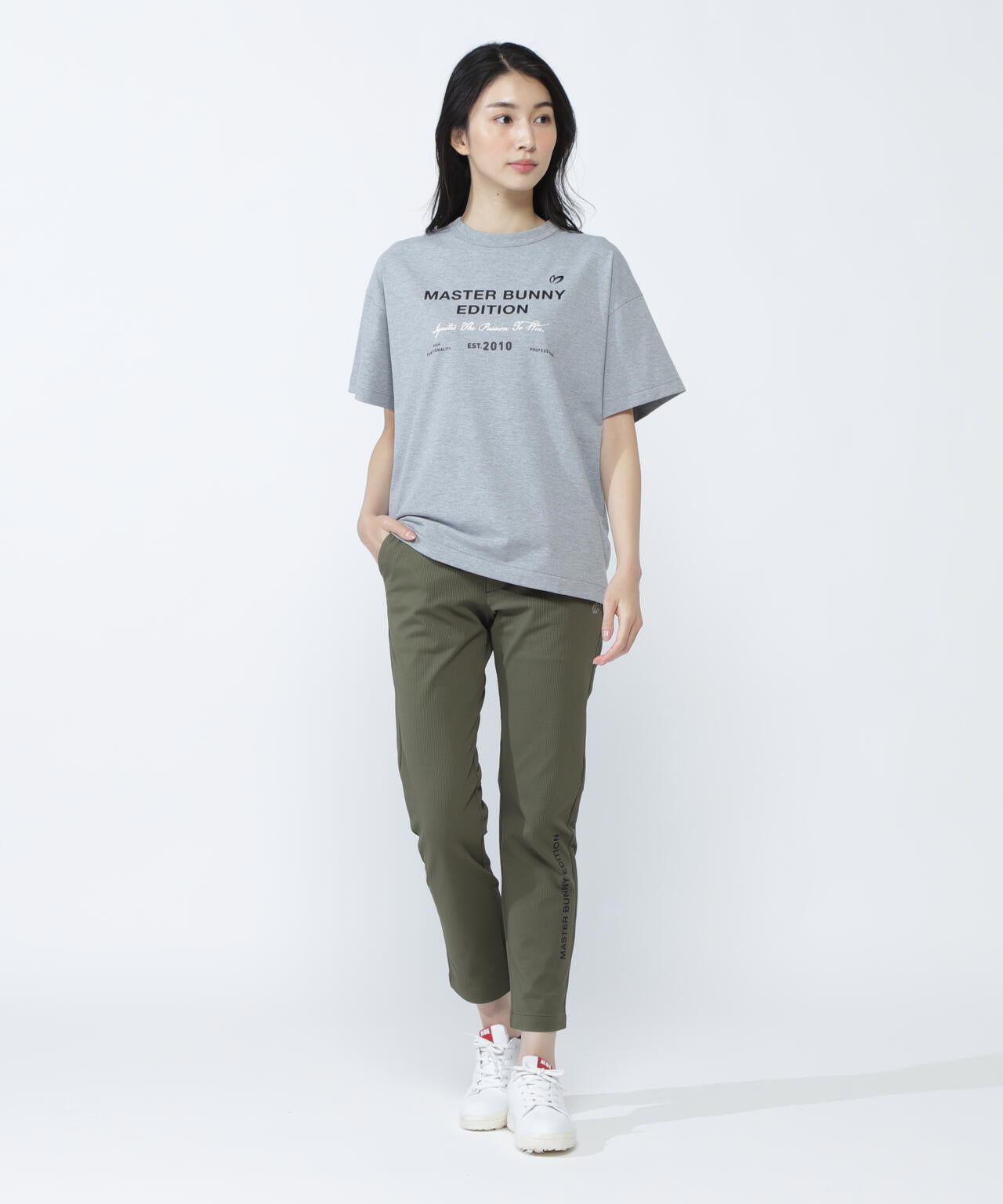 E.EARTHストレッチジャージ半袖Tシャツ