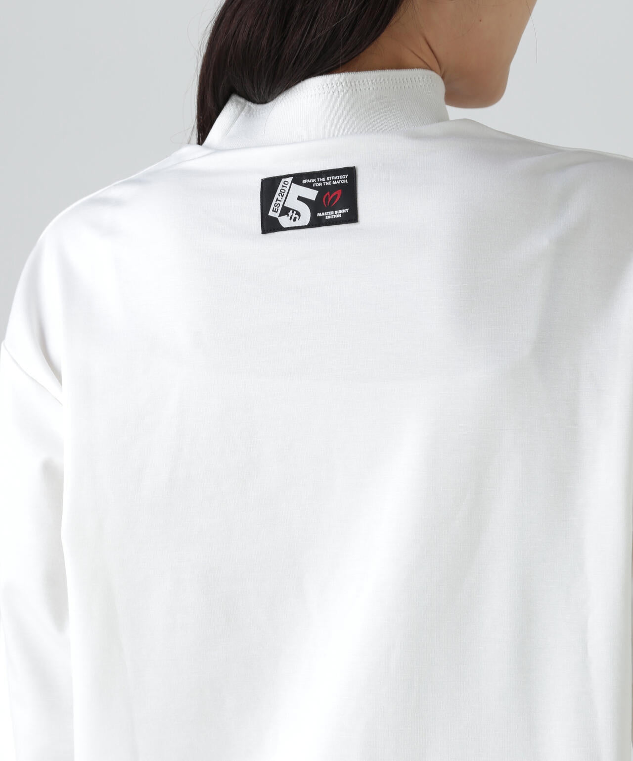 【上田桃子プロコラボカラーあり】Shine Ry/Nyストレッチポンチ長袖ハイネックカットソー