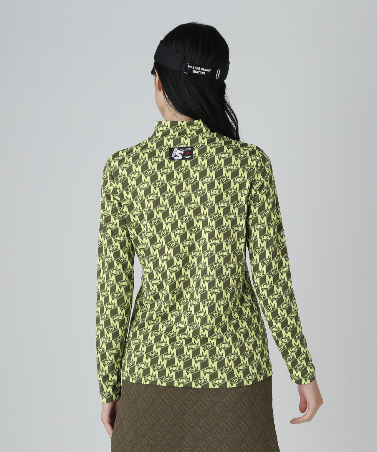 MASTER BUNNY EDITION ハイネックシャツ 2色セット AC/Ryジャガード長袖ハイネックカットソー | MASTER BUNNY