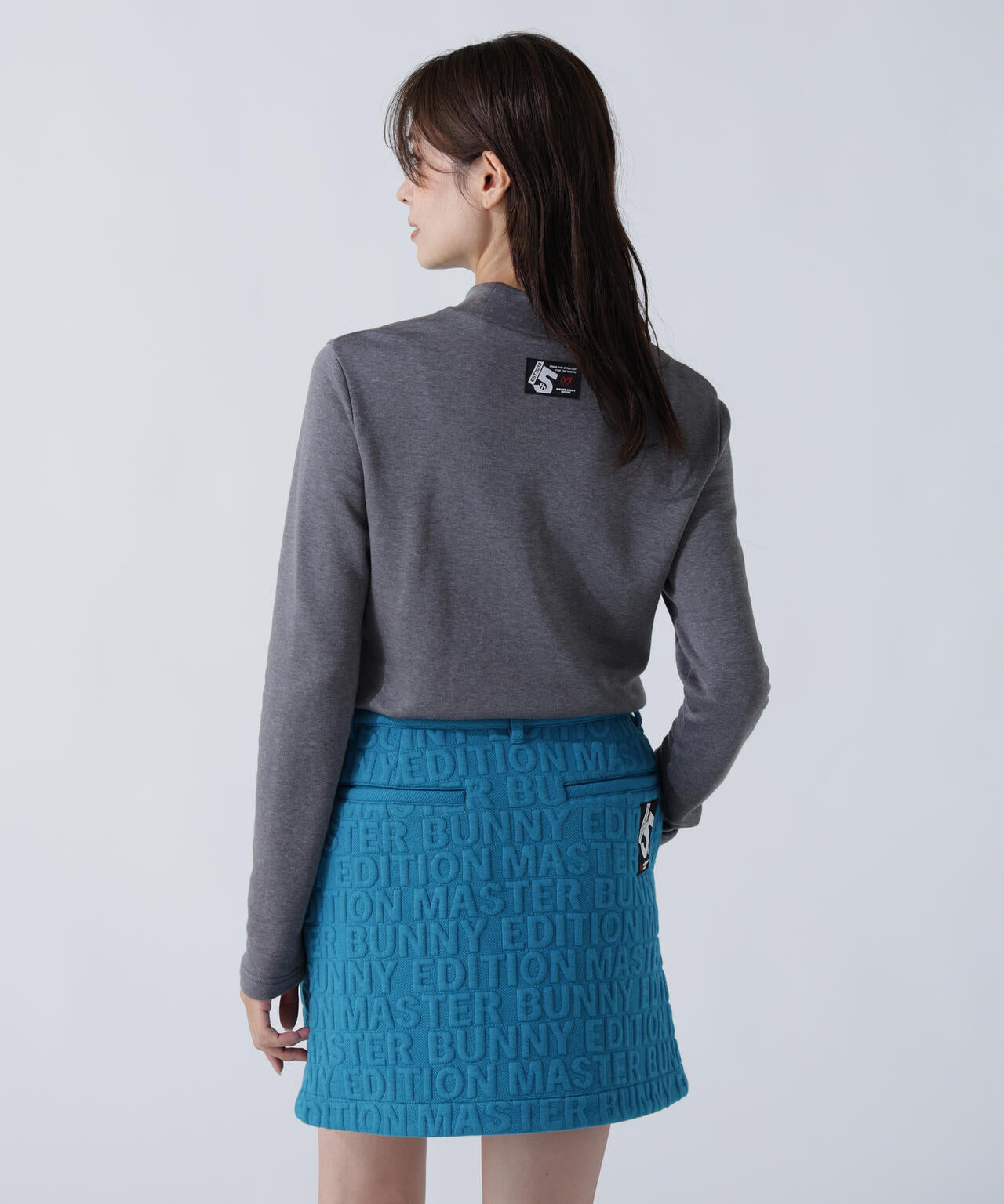 【岩井ツインズコラボカラーあり】スーパーストレッチ裏起毛長袖ハイネックカットソー