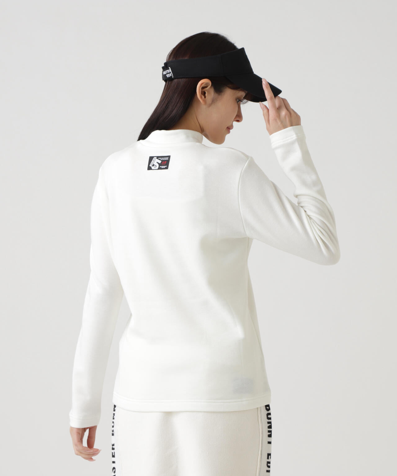 マスターバニーエディション❣️シルケットベア天竺 ハイネック❣️ホワイト新品正規品 マスターバニーエディション❣️シルケットベア天竺 ハイネック