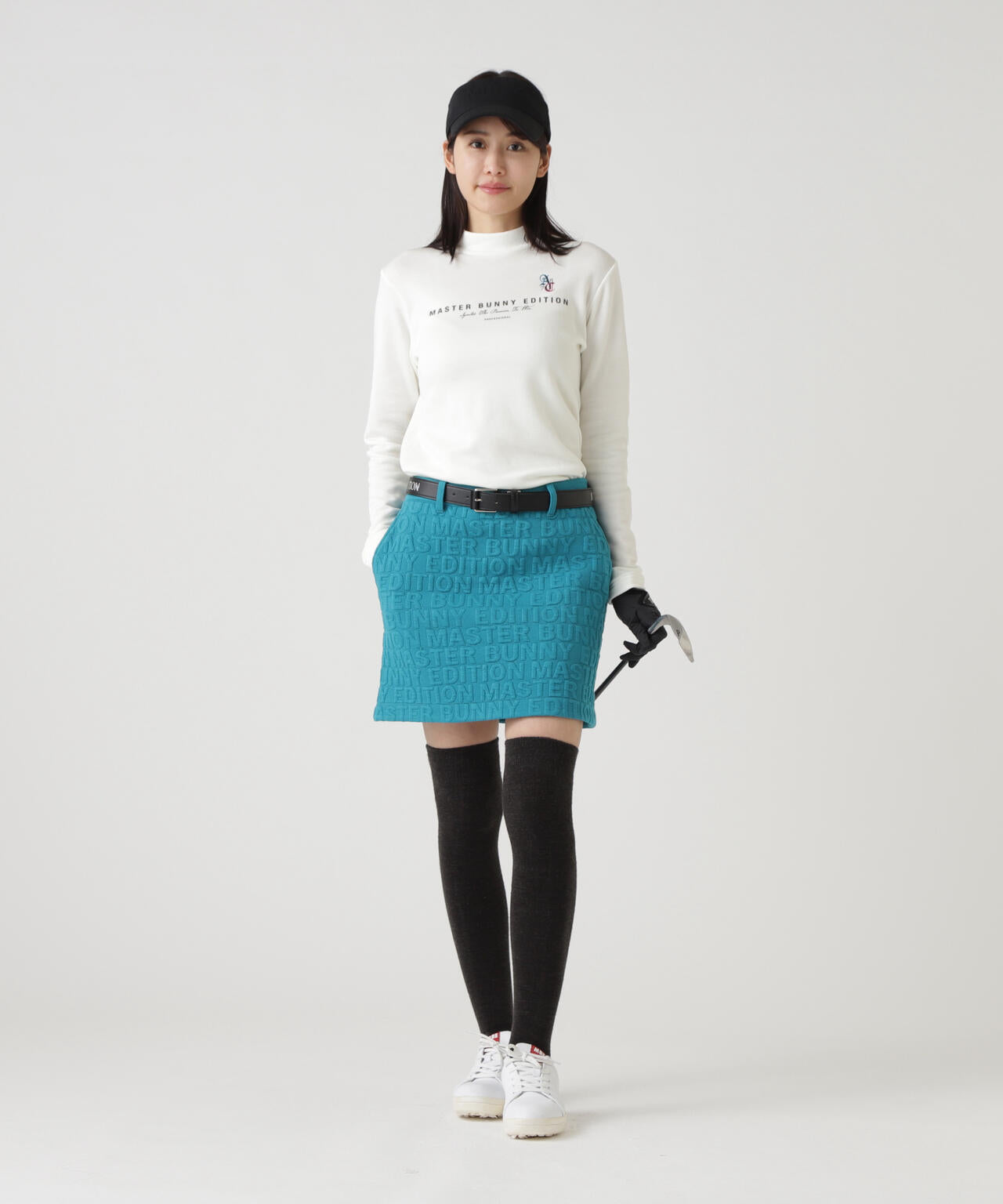 【岩井ツインズコラボカラーあり】スーパーストレッチ裏起毛長袖ハイネックカットソー