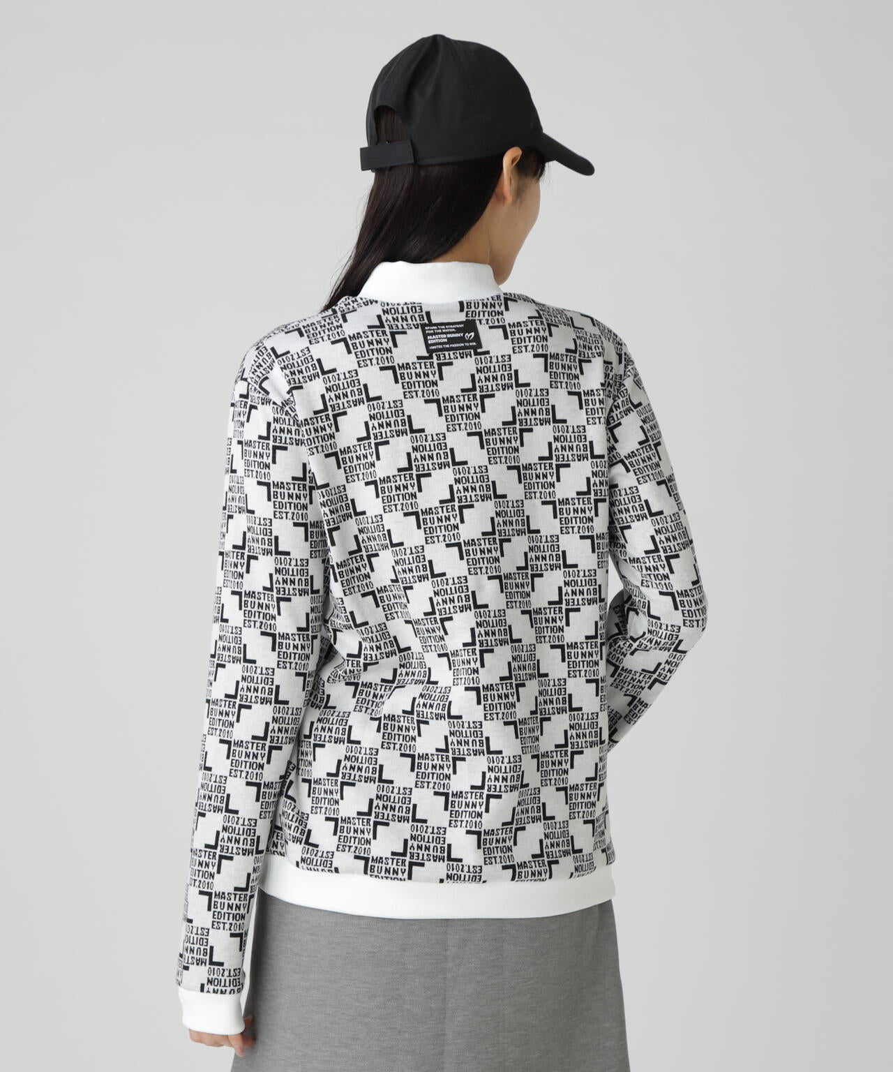 チェッカージャガード裏起毛長袖モックネックカットソー | MASTER